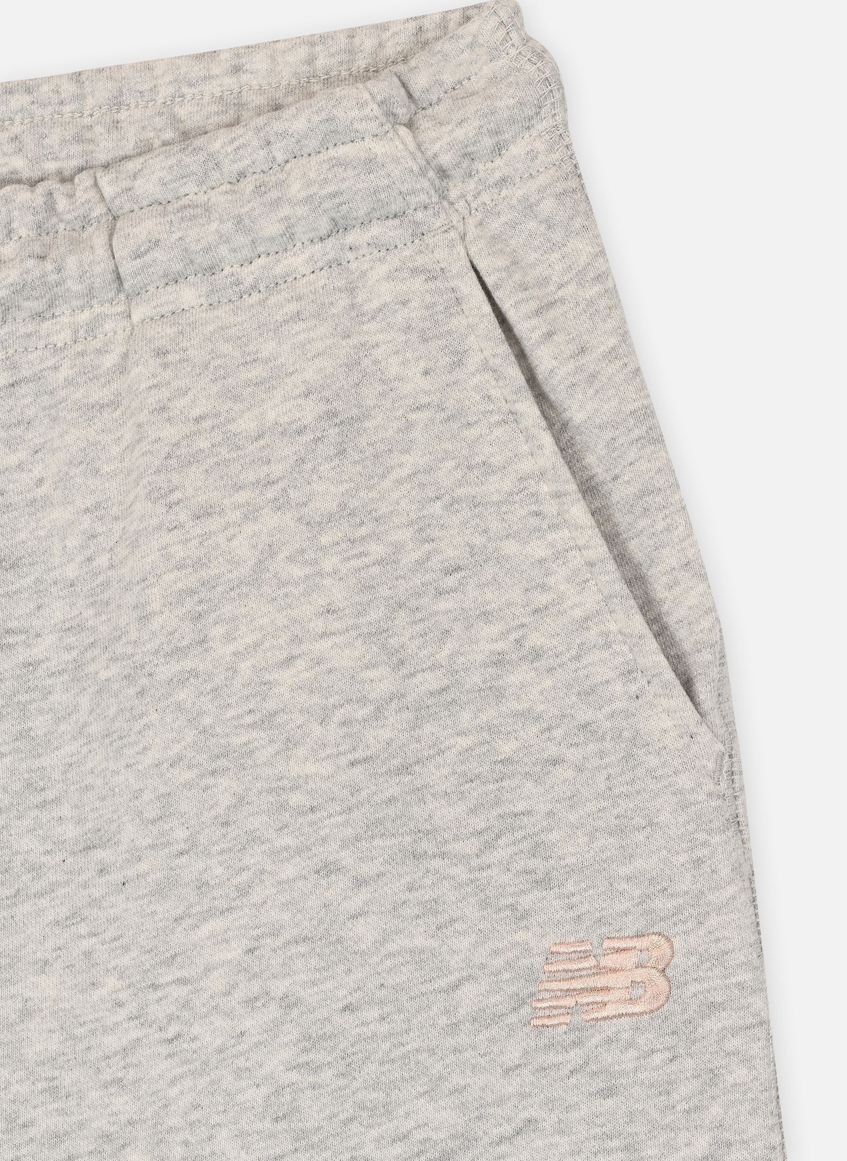 Joggings New Balance French Terry Small Logo Jogg fille gris New Balance Kids Joggings New Balance French Terry Small Logo Jogg fille gris ASH HEATHER
