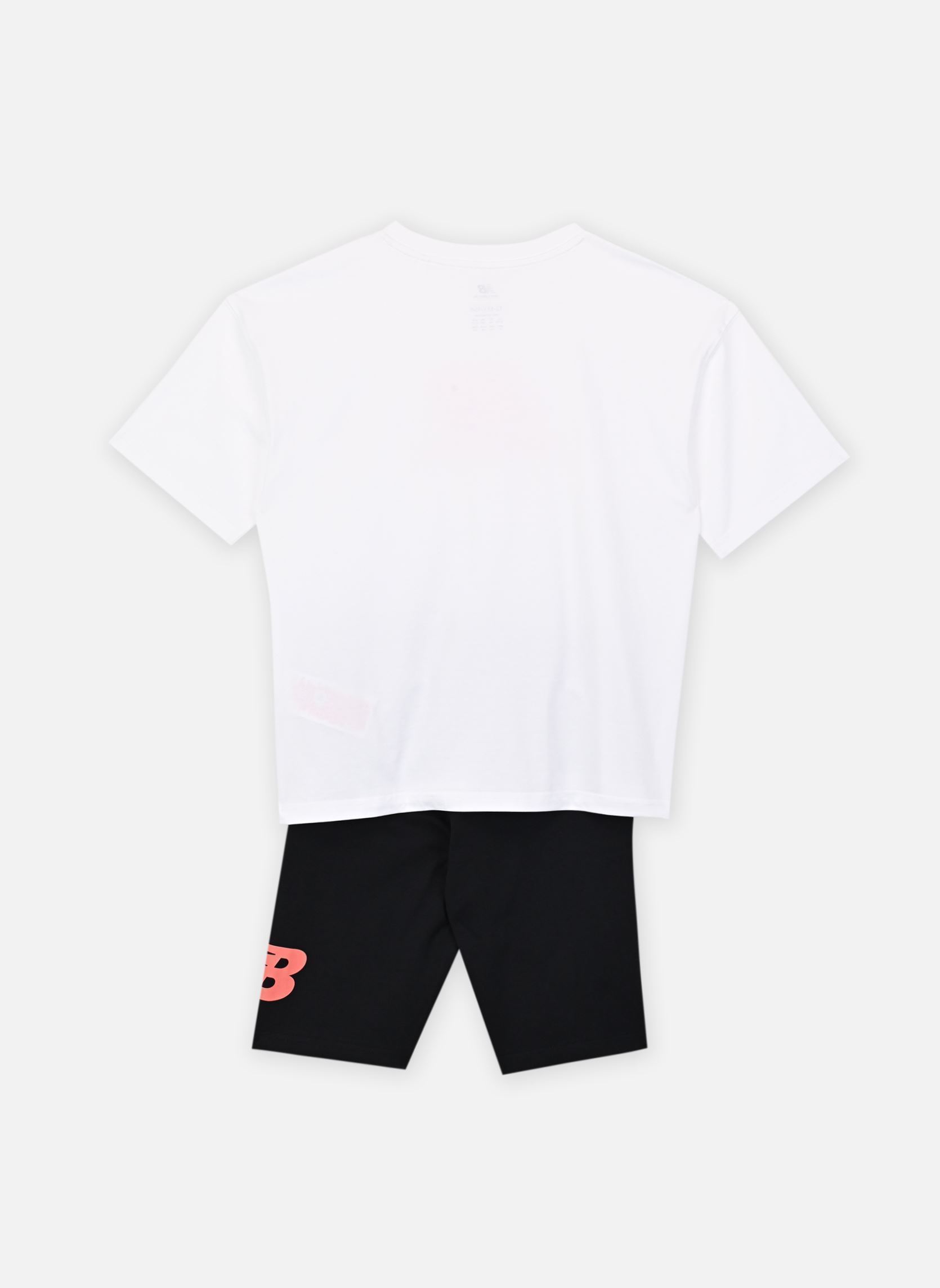 Ensembles / Sets New Balance Stacked Logo Tee and Cycle S mädchen weiß New Balance Kids Ensembles / Sets New Balance Stacked Logo Tee and Cycle S mädchen weiß NB BRIGHT WHITE