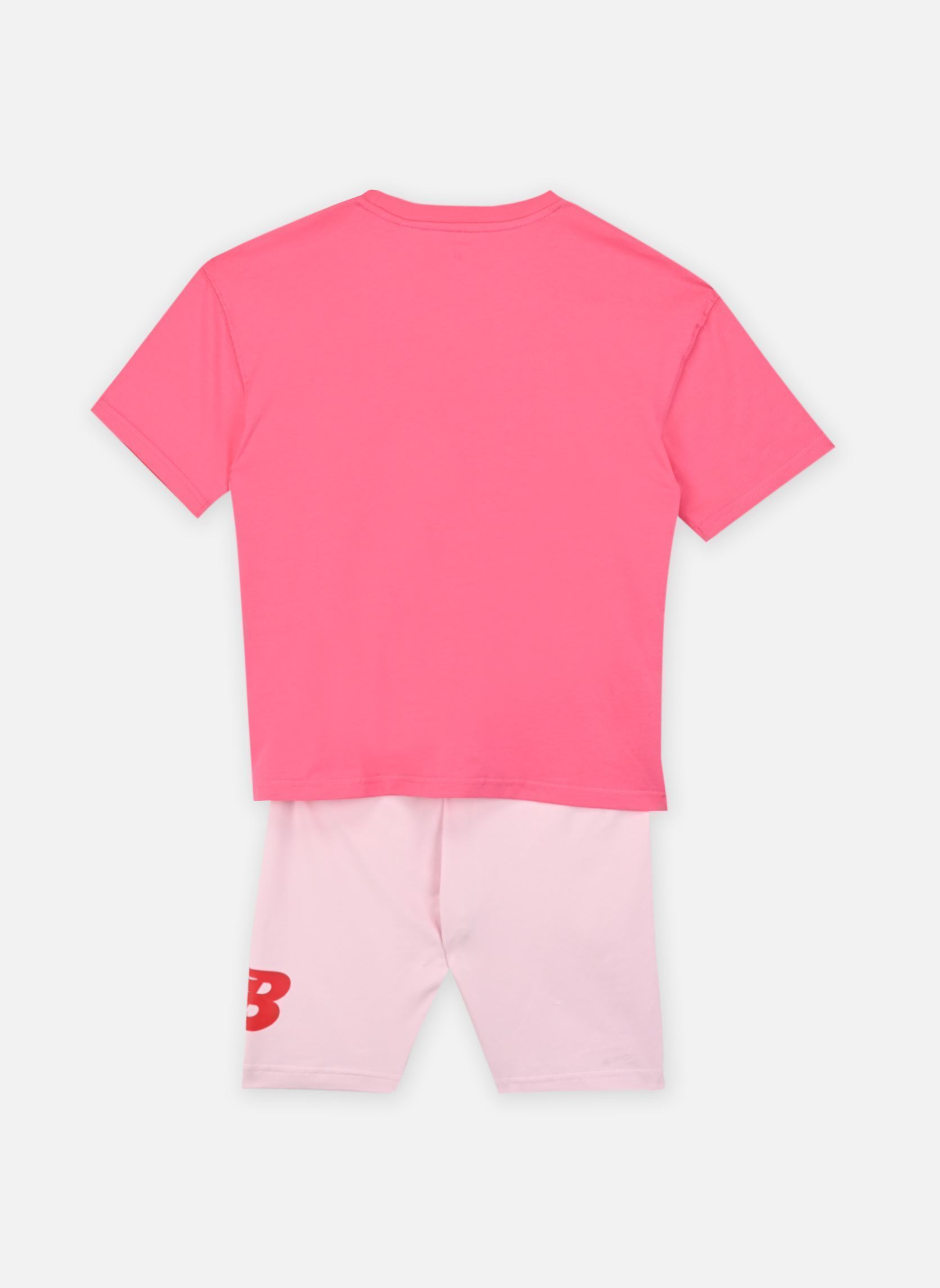 Ensembles / Sets New Balance Stacked Logo Tee and Cycle S mädchen rosa New Balance Kids Ensembles / Sets New Balance Stacked Logo Tee and Cycle S mädchen rosa DRAGON BERRY