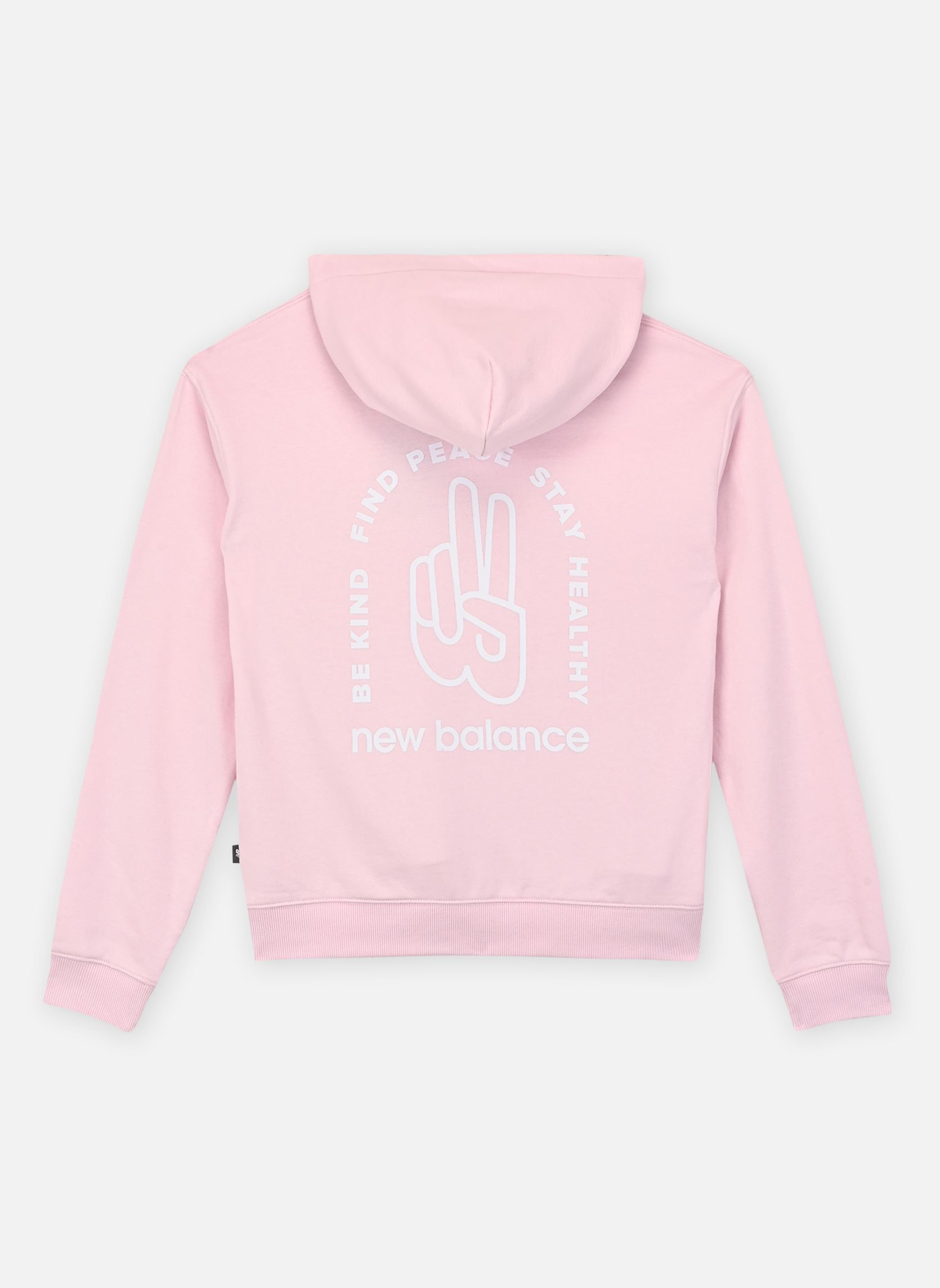 Sweats à capuche NB Peace Back Graphic FT Hoodie fille violet New Balance Kids Sweats à capuche NB Peace Back Graphic FT Hoodie fille violet LIGHT RASPBERRY