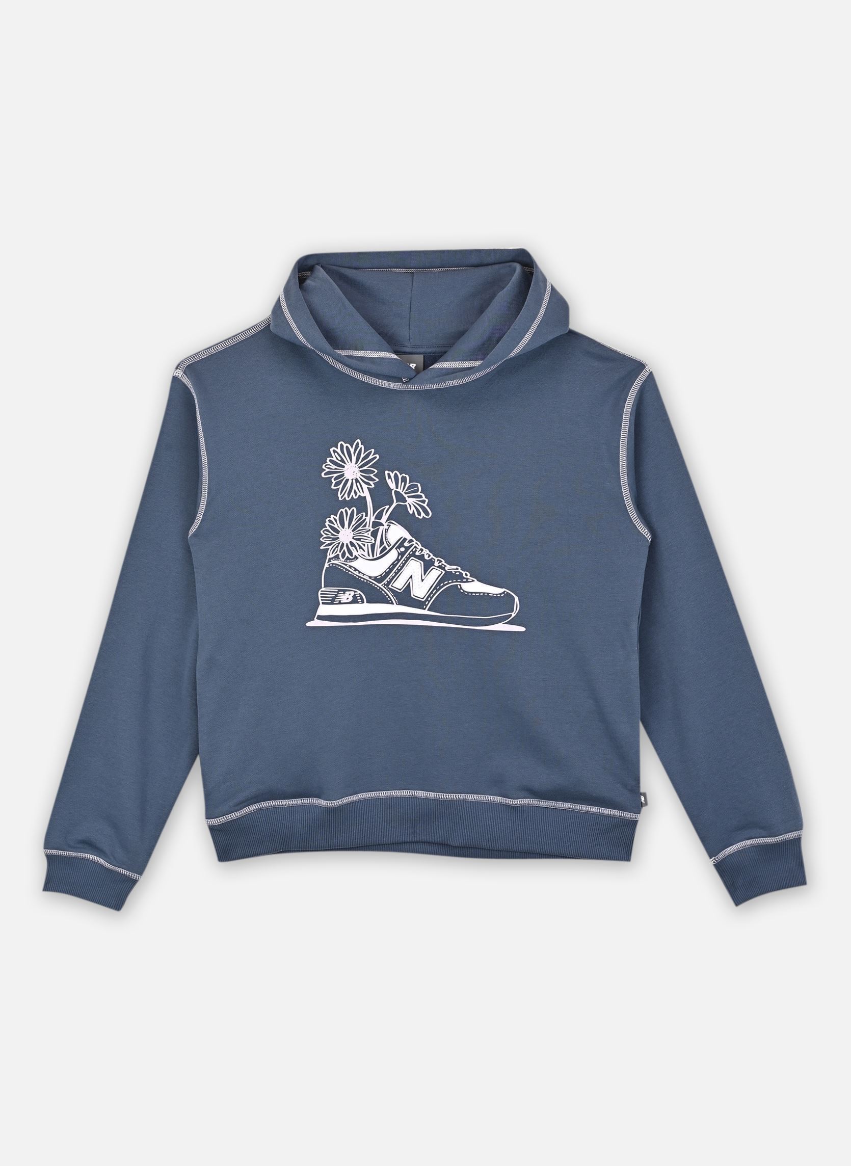 Vêtements New Balance Kids NB Floral Sneaker Graphic FT Hoodie pour Accessoires