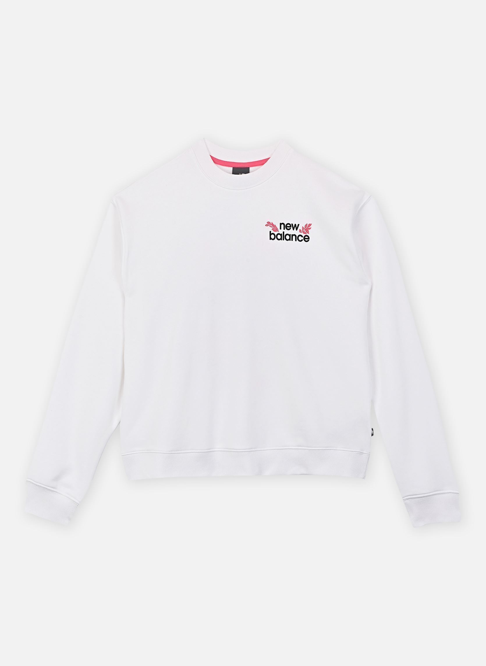 Sweats zippés NB Stacked Floral Back Graphic FT Crew fille blanc New Balance Kids Sweats zippés NB Stacked Floral Back Graphic FT Crew fille blanc NB BRIGHT WHITE