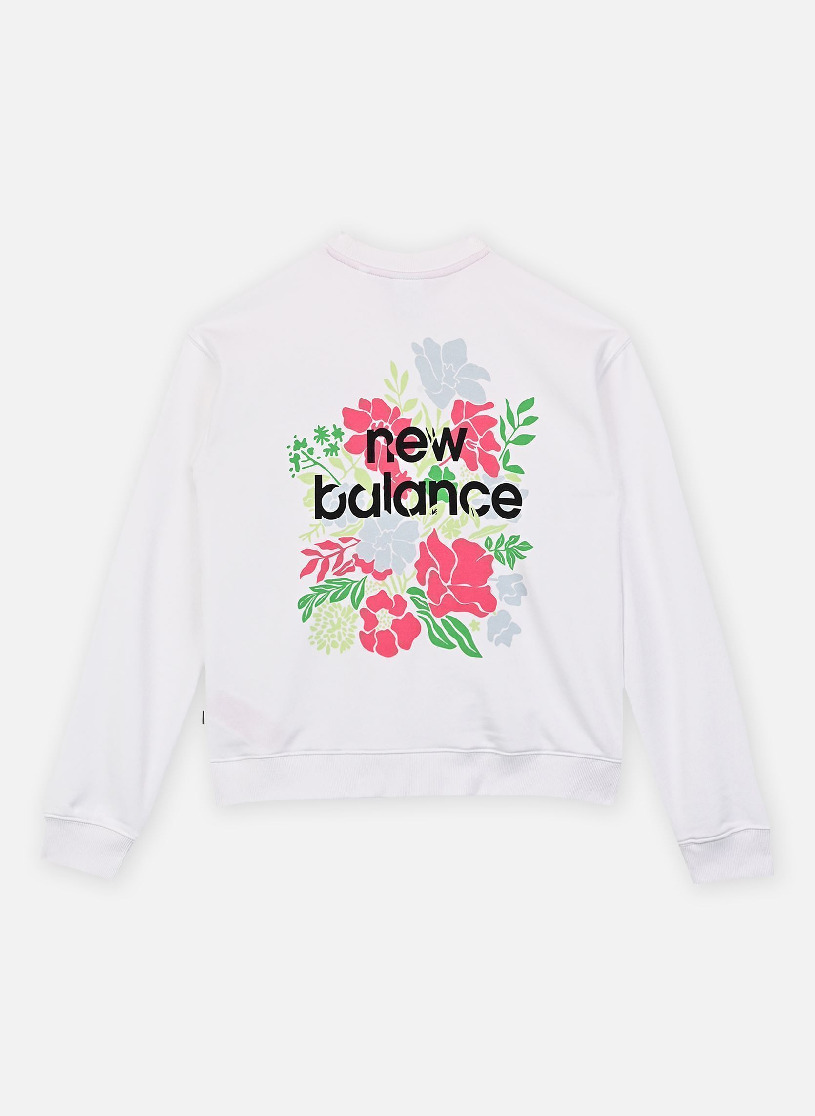 Vêtements New Balance Kids NB Stacked Floral Back Graphic FT Crew pour Accessoires