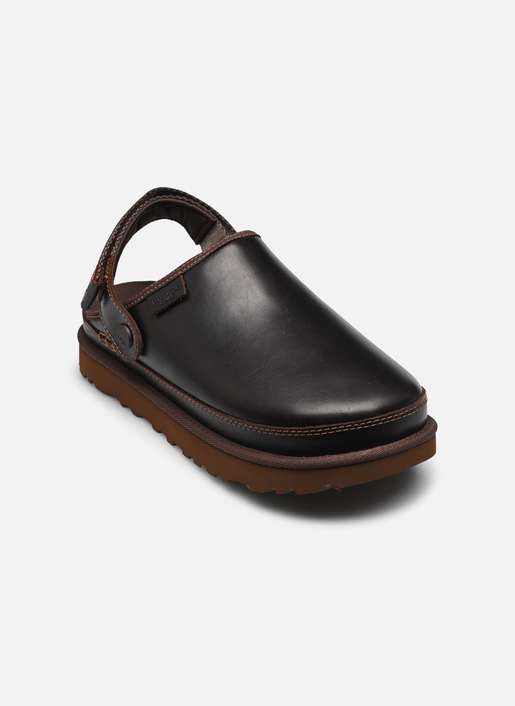 Mules et sabots UGG W Goldenstar Clog Lthr Regen pour Femme