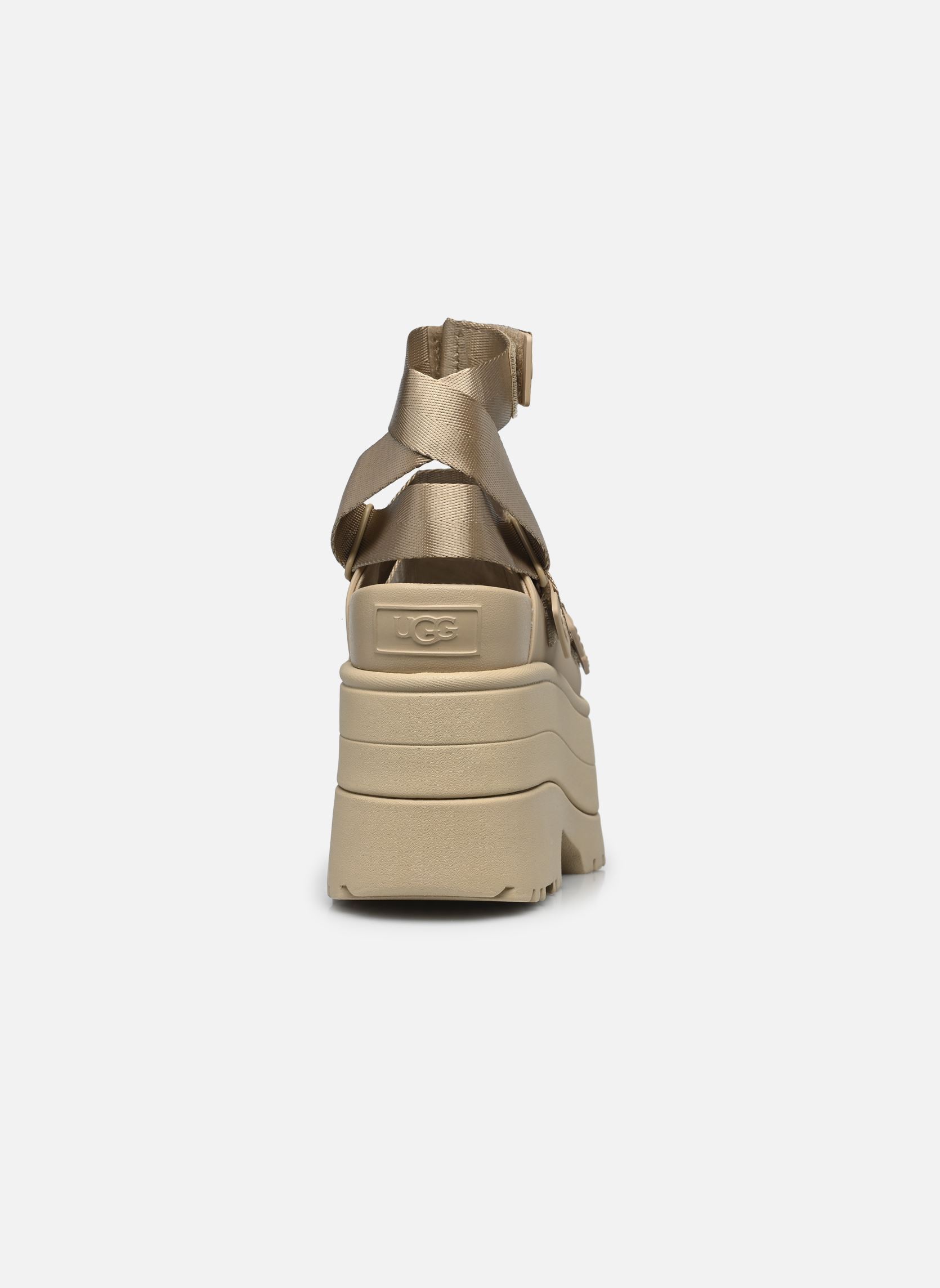 Sandali con zeppa e plateau W GoldenRise donna beige UGG Sandali con zeppa e plateau W GoldenRise donna beige MUSTARD SEED