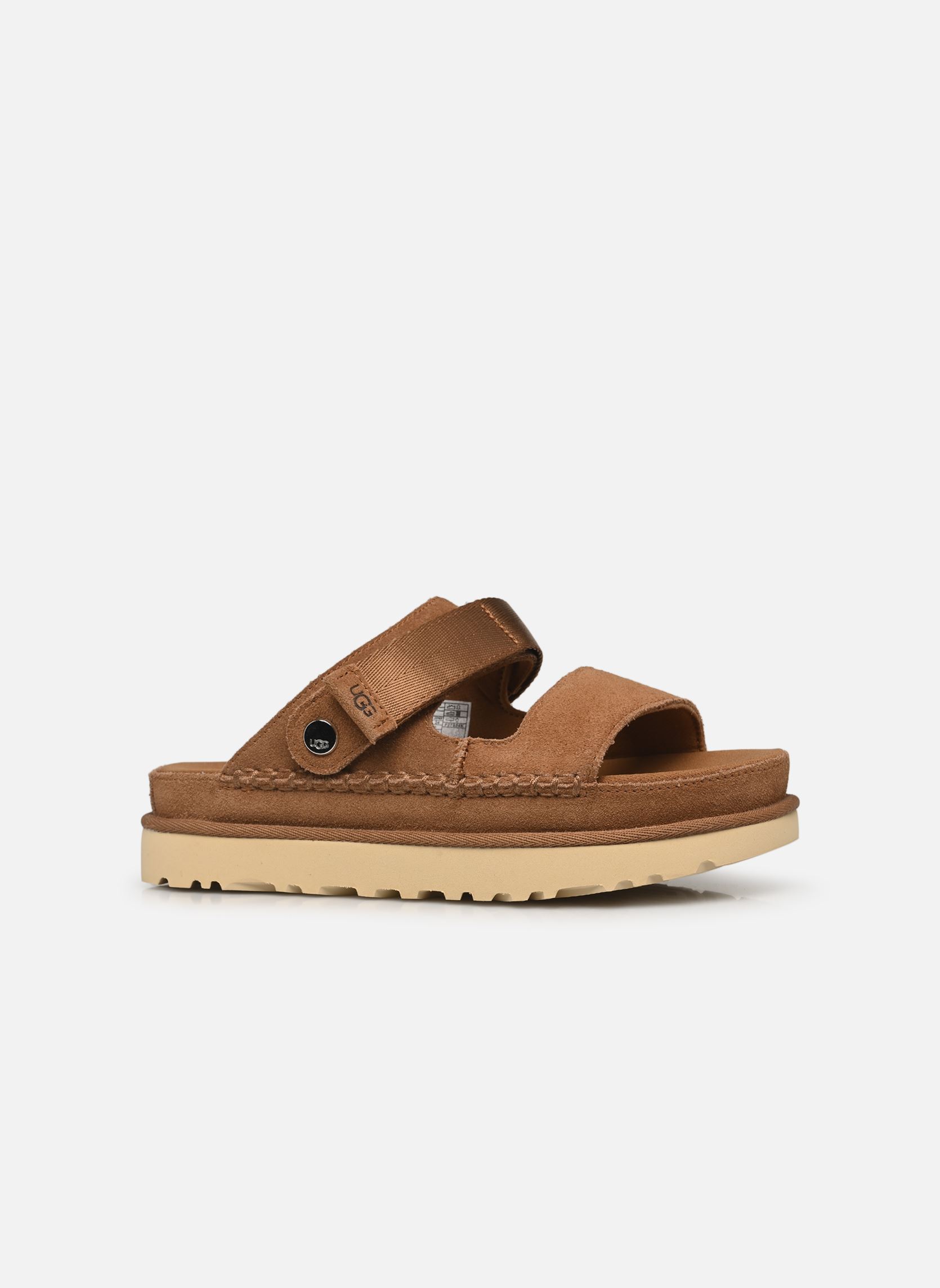 Sandales compensées et plateformes W Goldenstar Glide femme marron UGG Sandales compensées et plateformes W Goldenstar Glide femme marron CHESTNUT
