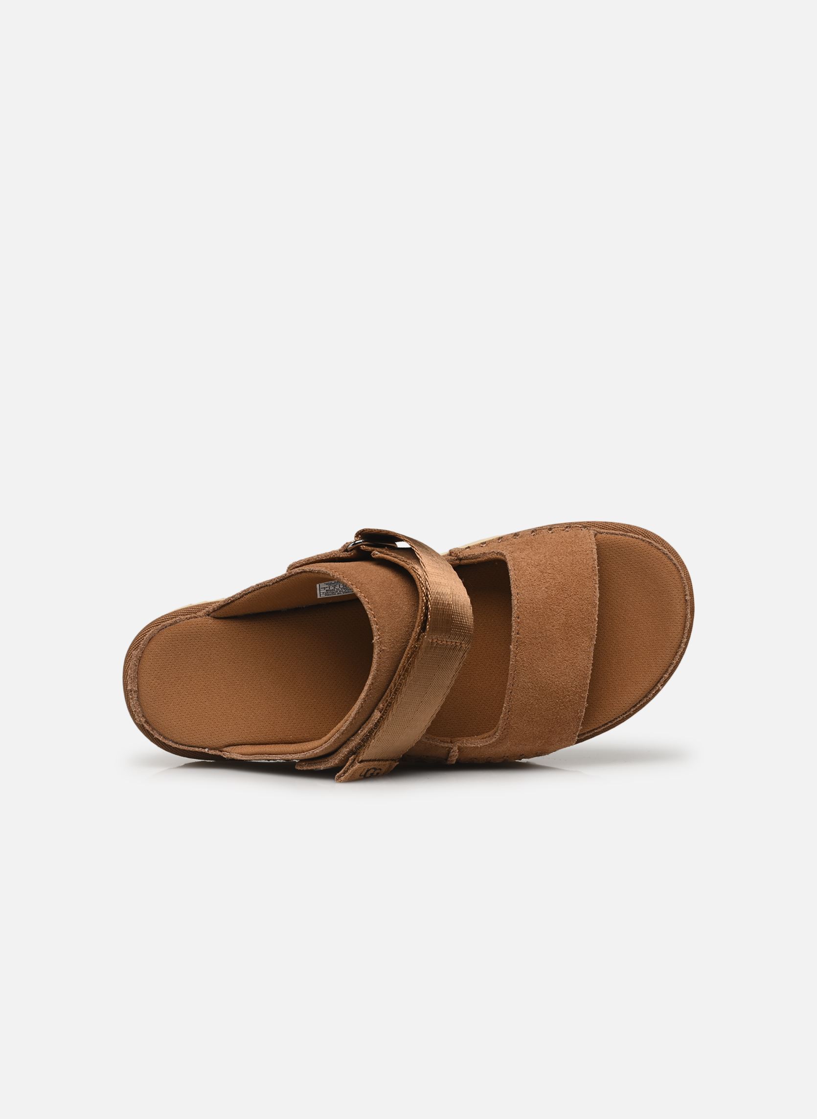 Sandales compensées et plateformes W Goldenstar Glide femme marron UGG Sandales compensées et plateformes W Goldenstar Glide femme marron CHESTNUT
