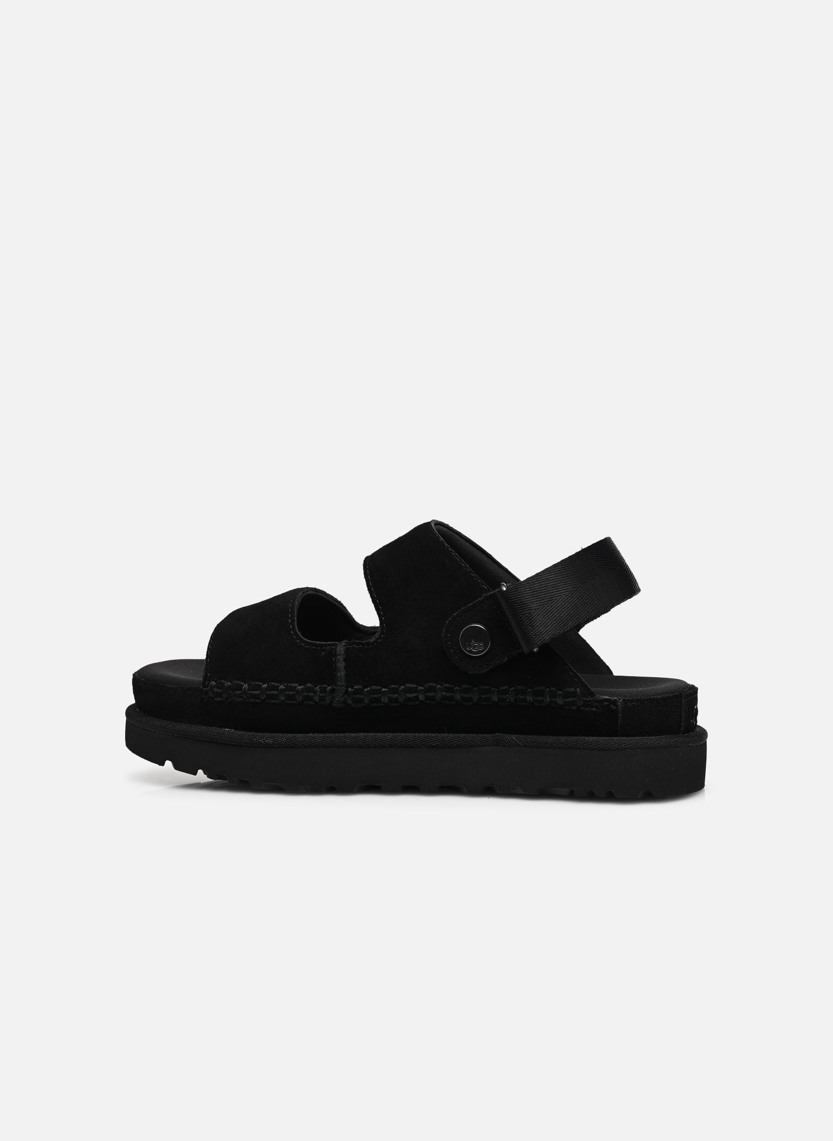 Sandalen met sleehak en plateau W Goldenstar Glide dames zwart UGG Sandalen met sleehak en plateau W Goldenstar Glide dames zwart BLACK