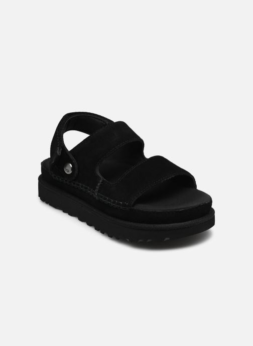 UGG Sandales compensées et plateformes W Goldenstar Glide femme noir