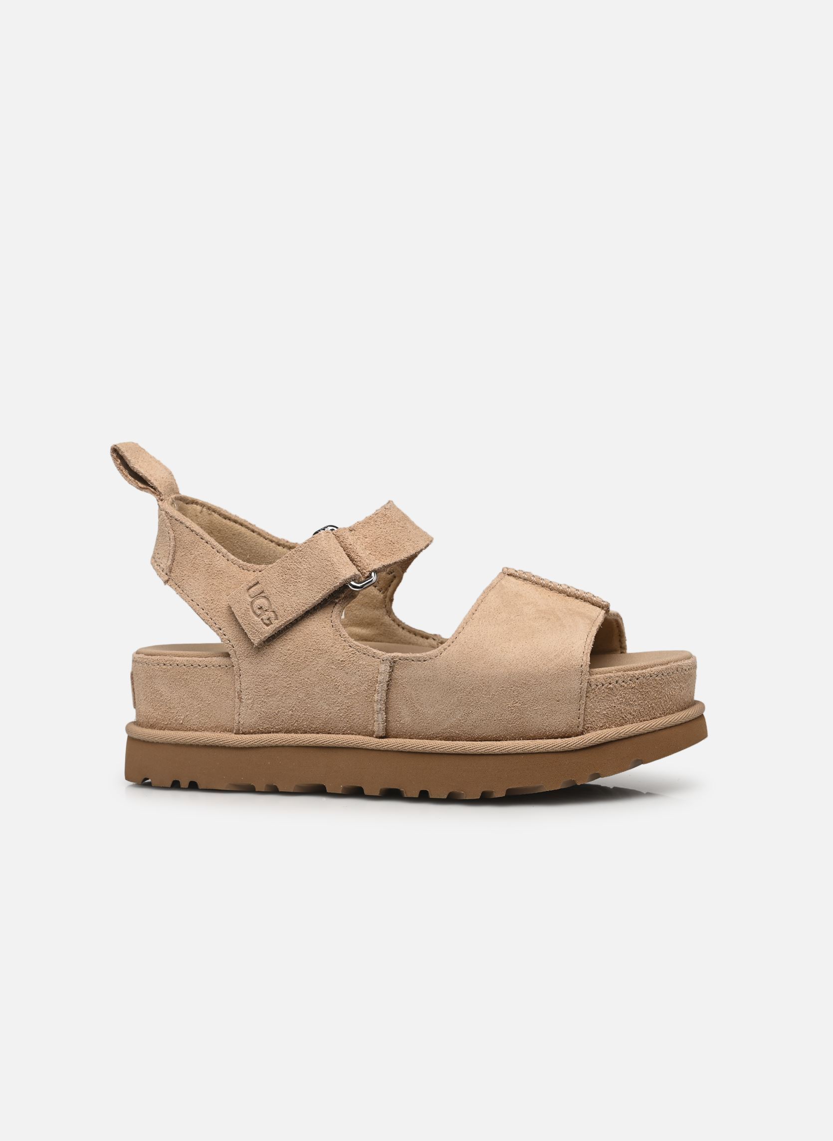 Sandales compensées et plateformes W Goldenstar Hi femme beige UGG Sandales compensées et plateformes W Goldenstar Hi femme beige SAND