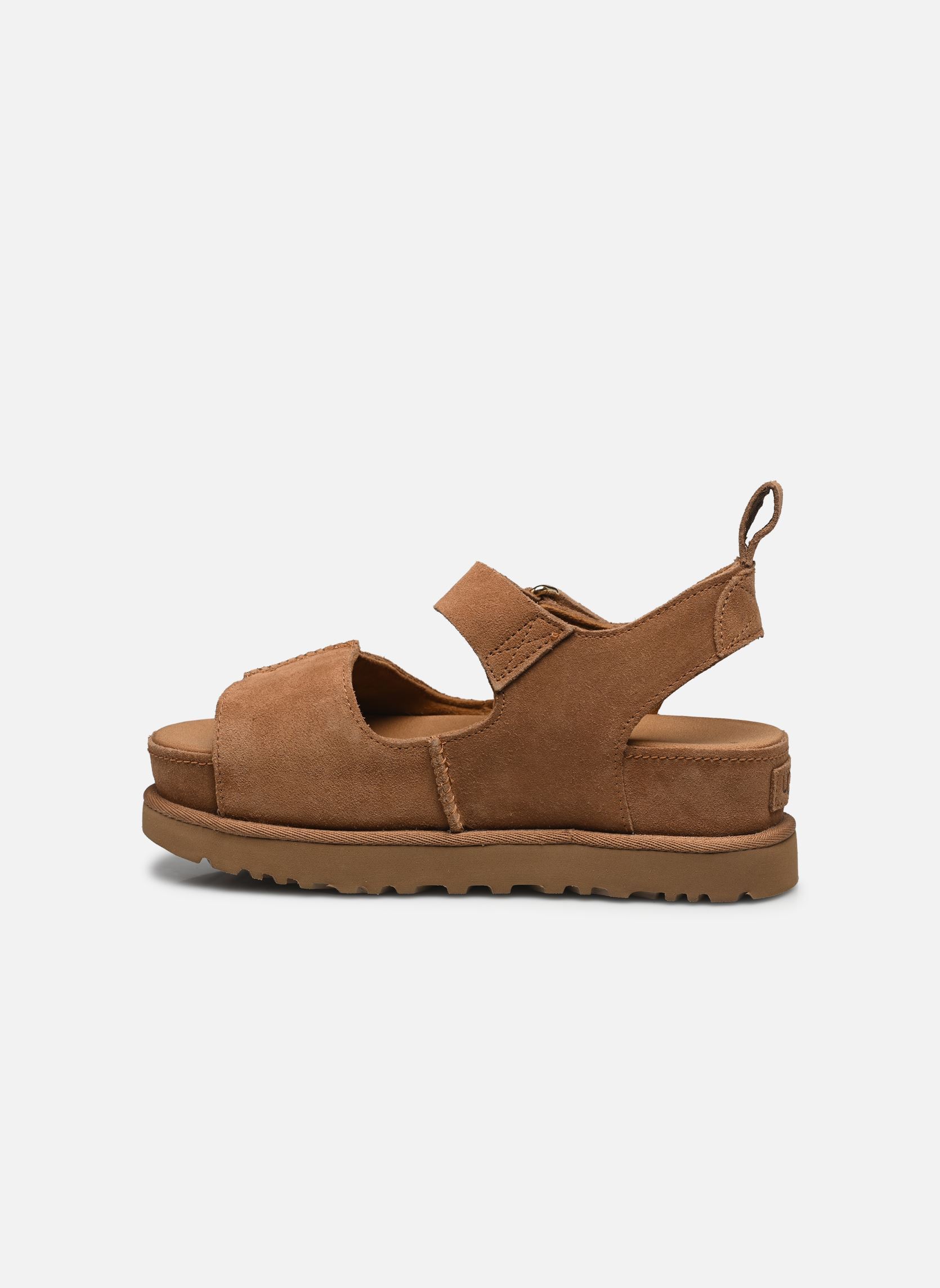 Sandales compensées et plateformes W Goldenstar Hi femme marron UGG Sandales compensées et plateformes W Goldenstar Hi femme marron CHESTNUT