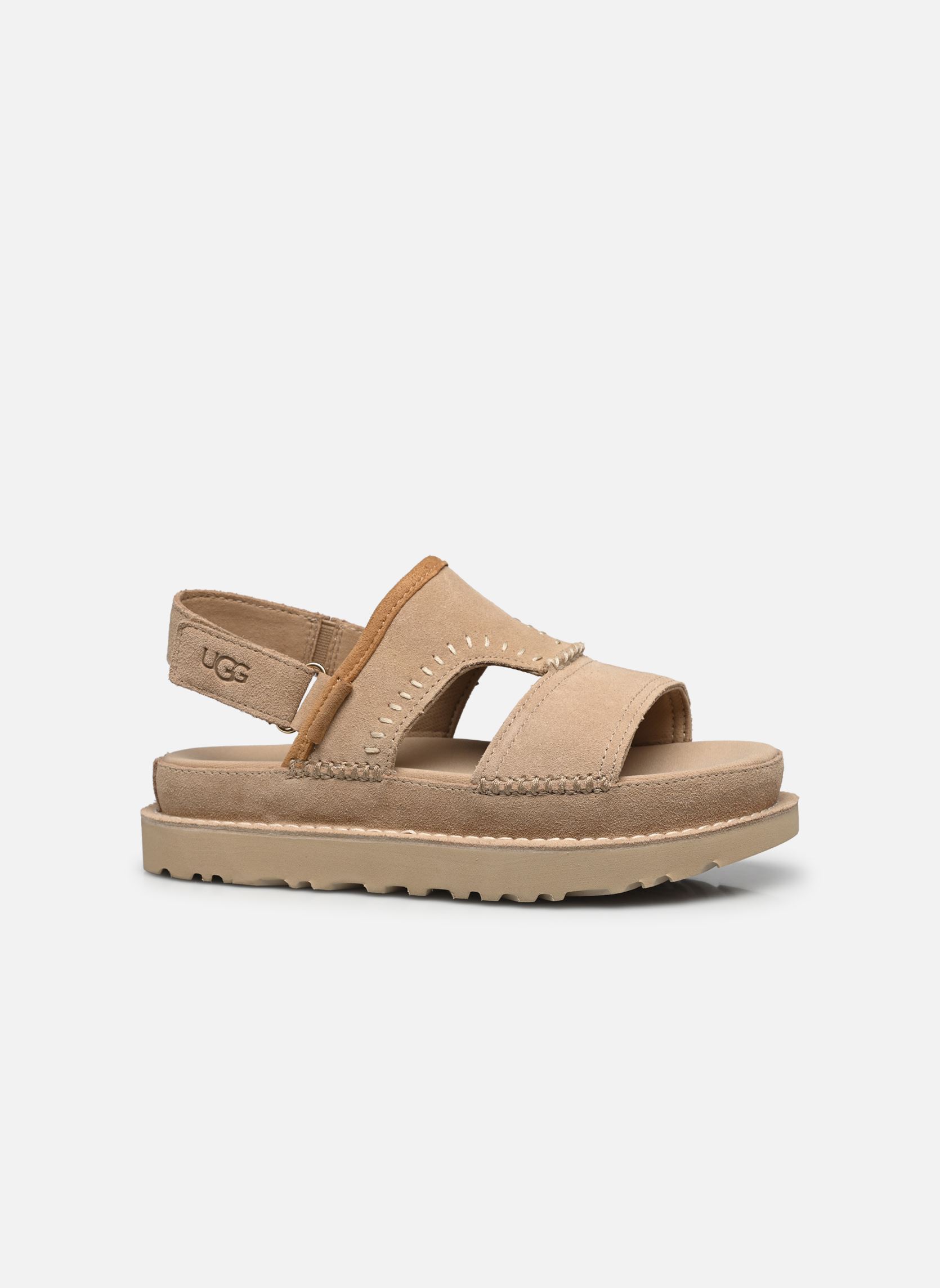 Sandales compensées et plateformes W Goldenstar Regenerate femme beige UGG Sandales compensées et plateformes W Goldenstar Regenerate femme beige SAND