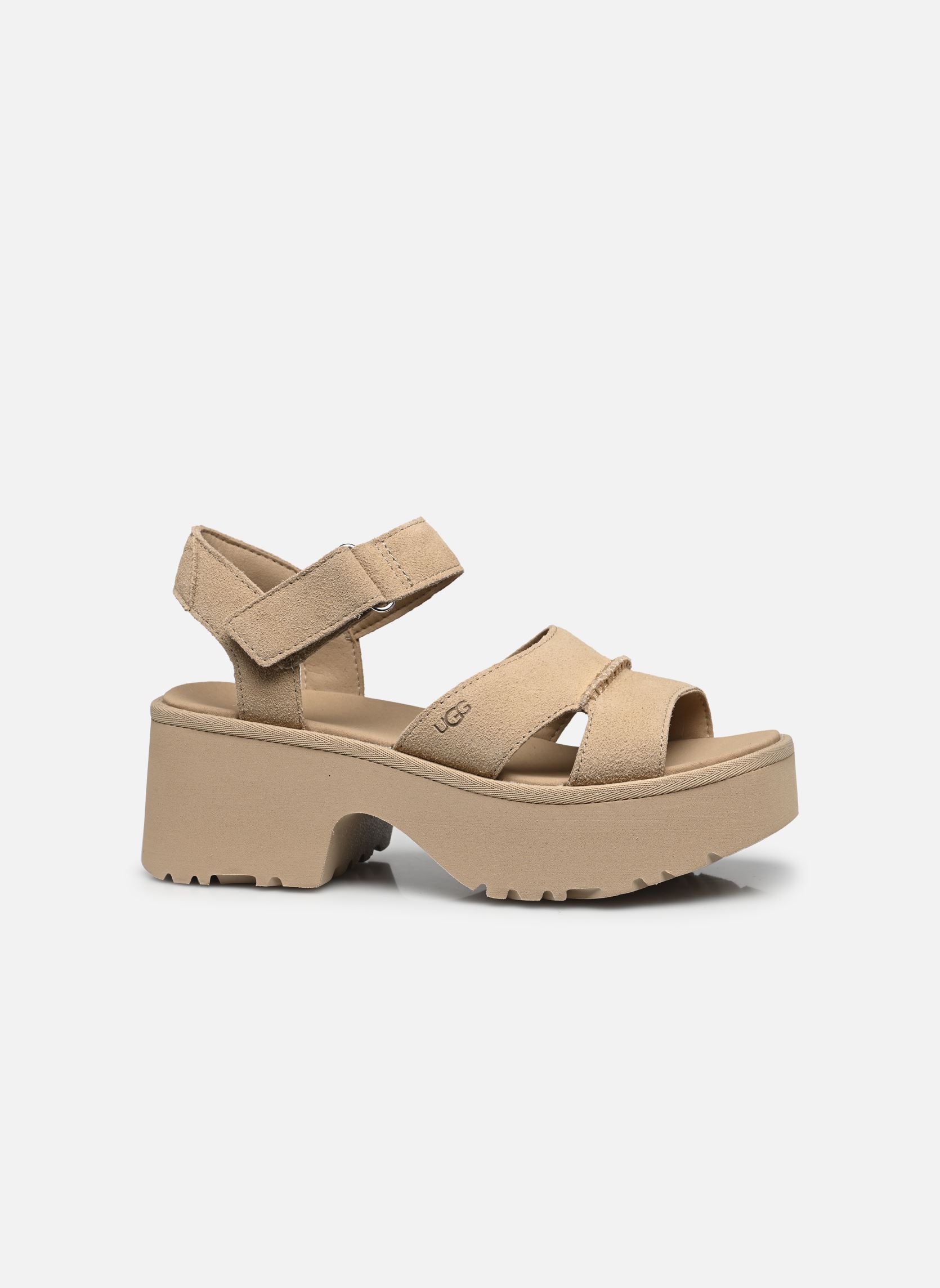 Sandali Con Zeppa E Plateau CUSHIONAIRE Donna – Oro Rosa, Taglia 40, Tomaia In Pelle Vegan