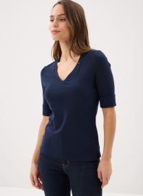 Tee-shirts manches longues V Judy-Elbow Sleeve-Knit femme noir