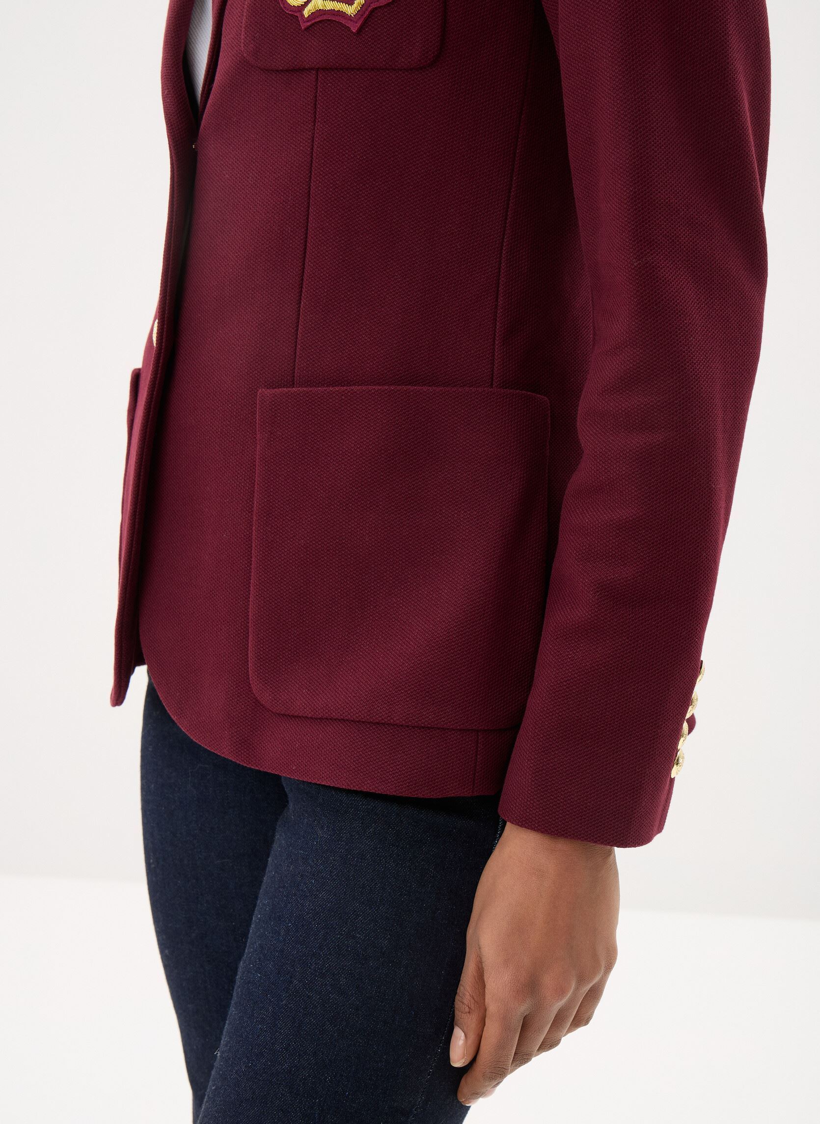 Blazer Anfisa-Lined-Jacket damen bordeaux Lauren Ralph Lauren Blazer Anfisa-Lined-Jacket damen bordeaux DARK GARNET