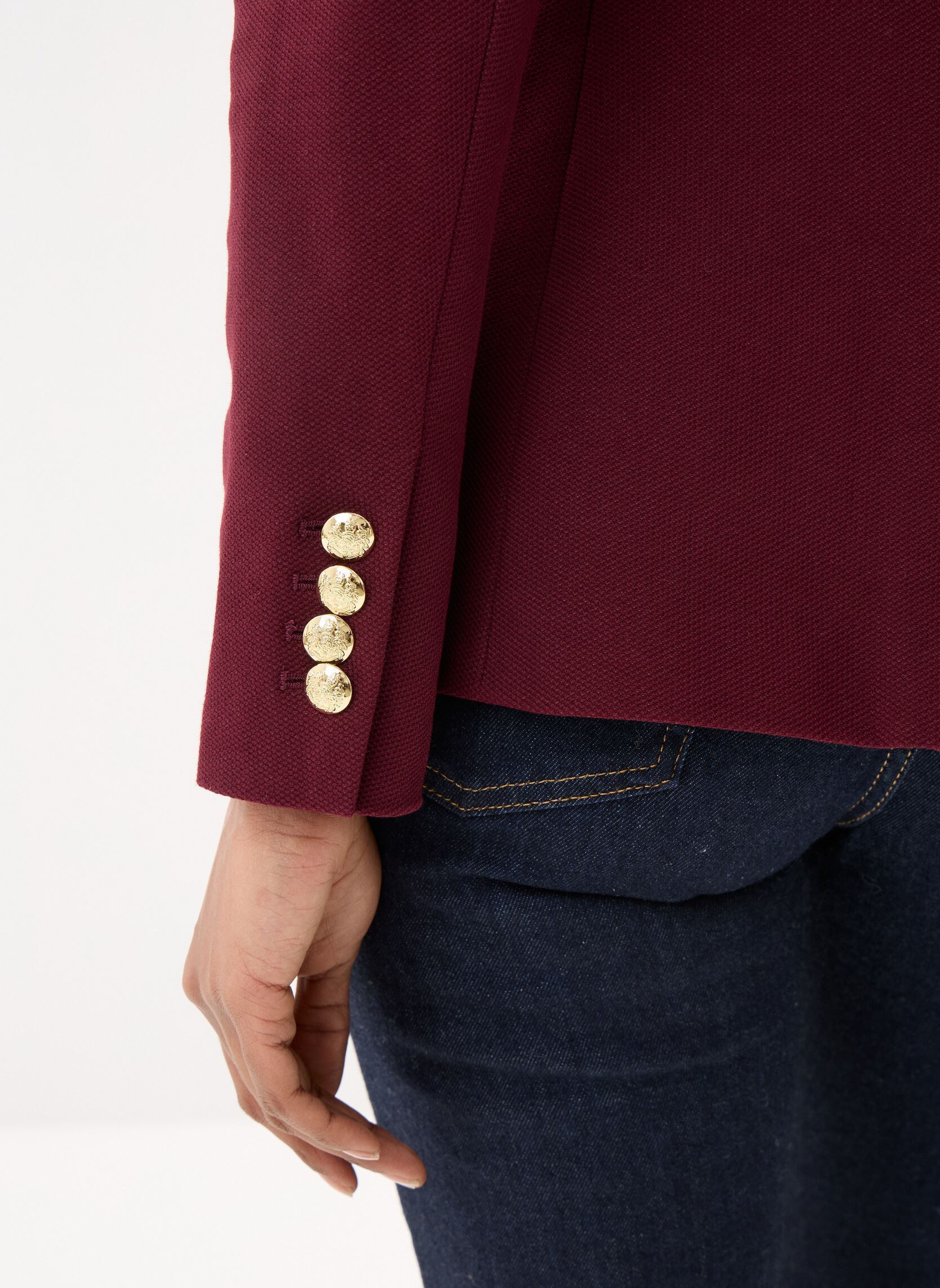 Blazer Anfisa-Lined-Jacket damen bordeaux Lauren Ralph Lauren Blazer Anfisa-Lined-Jacket damen bordeaux DARK GARNET