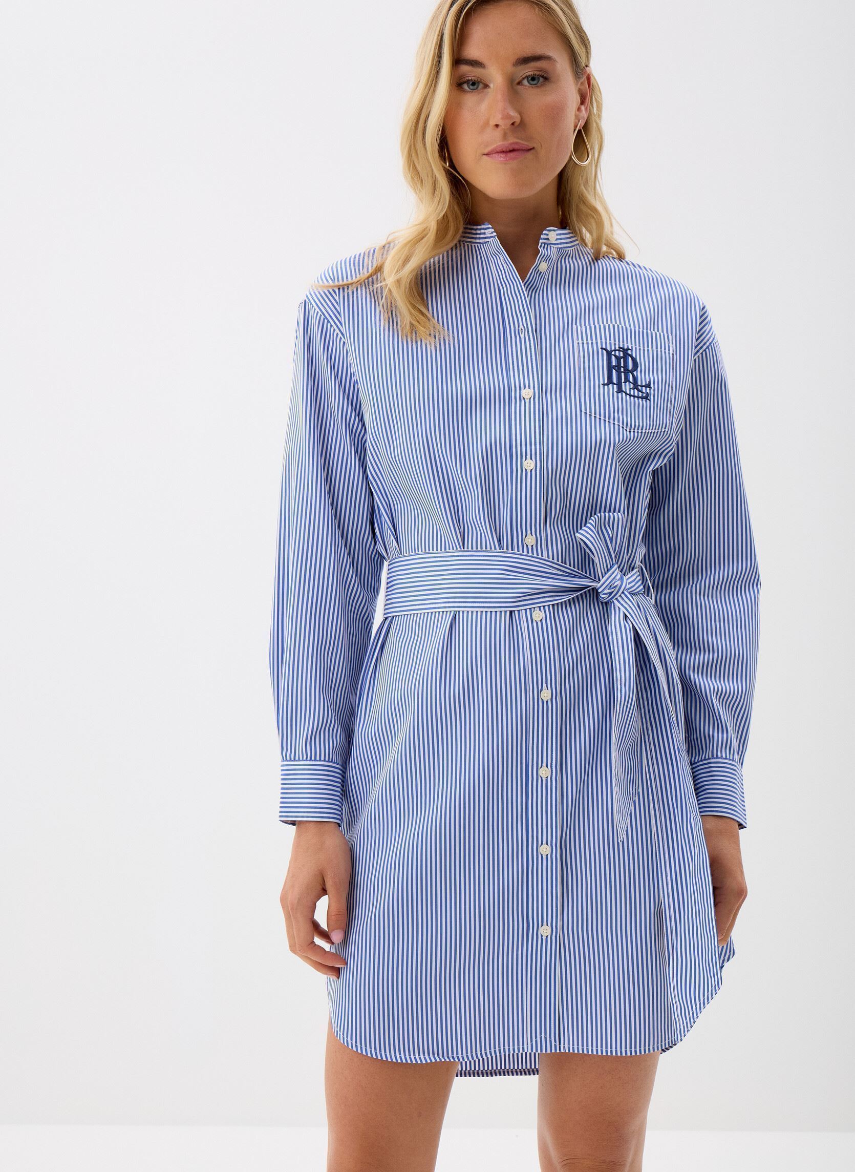 Vêtements Lauren Ralph Lauren Kinley Long Sleeve Day Dress pour Accessoires