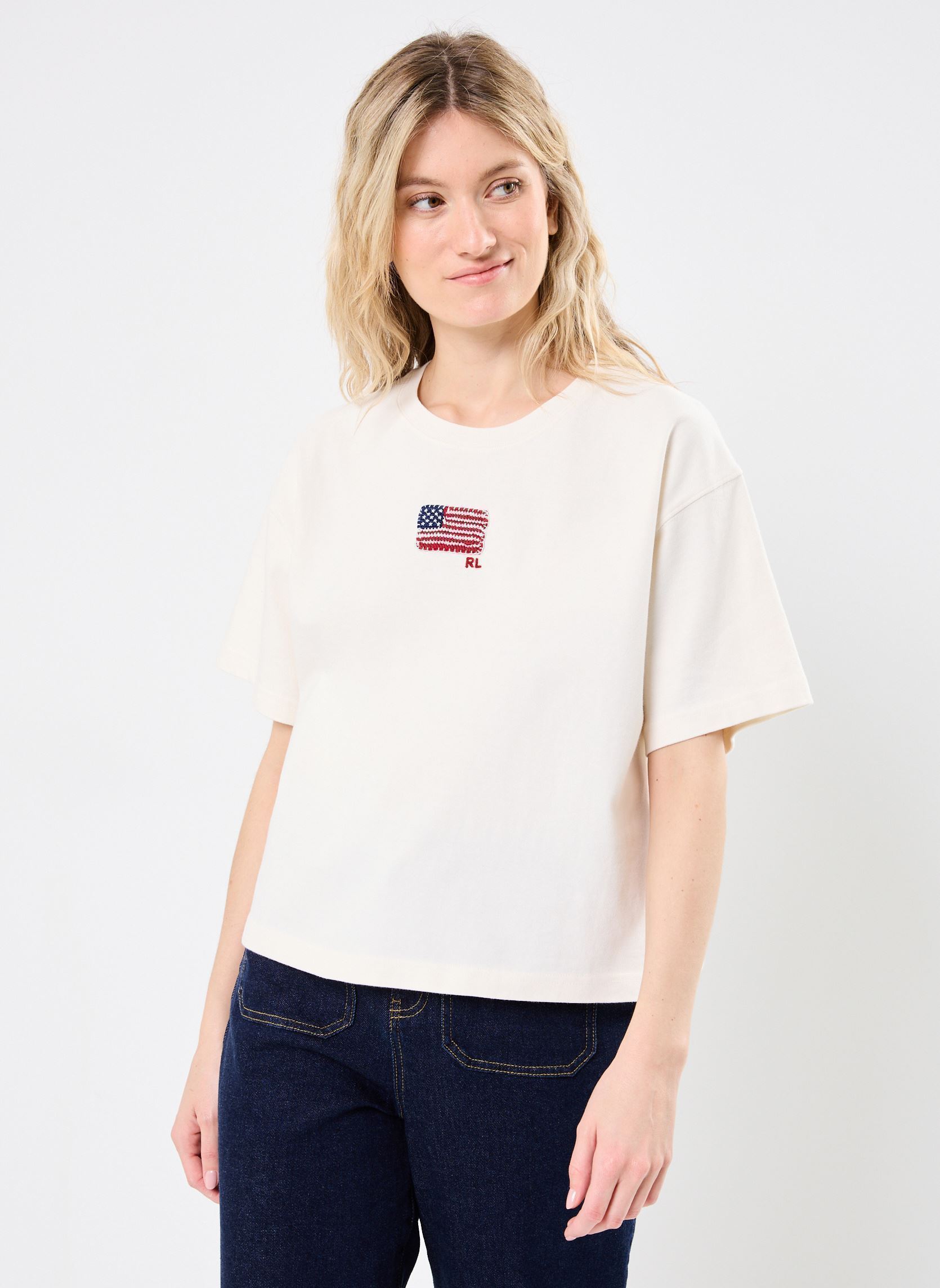 Vêtements Polo Ralph Lauren KNIT T SHIRT pour Accessoires - vue 2