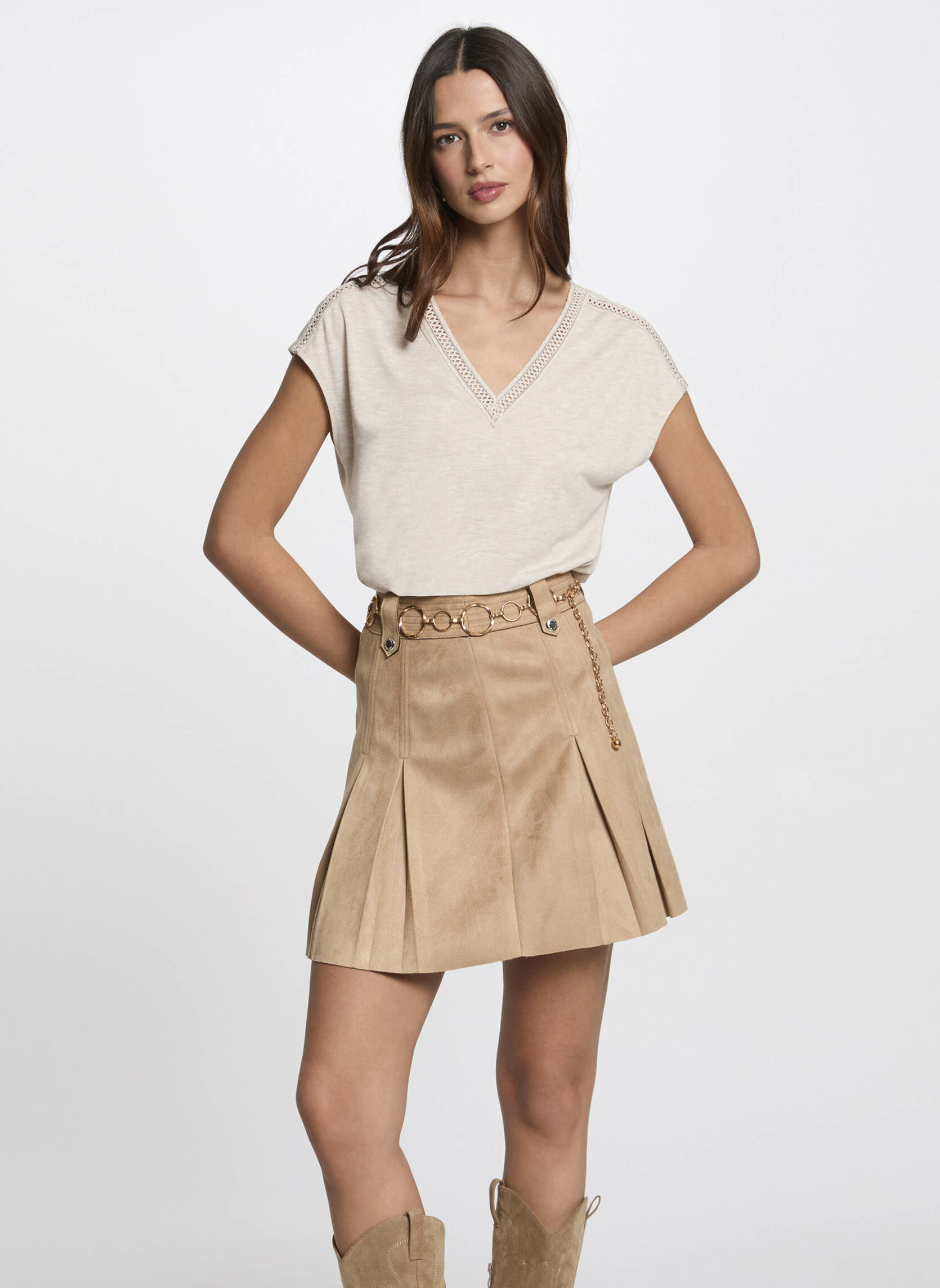Tee-shirts 251-DEKISA femme beige Morgan Tee-shirts 251-DEKISA femme beige Beige