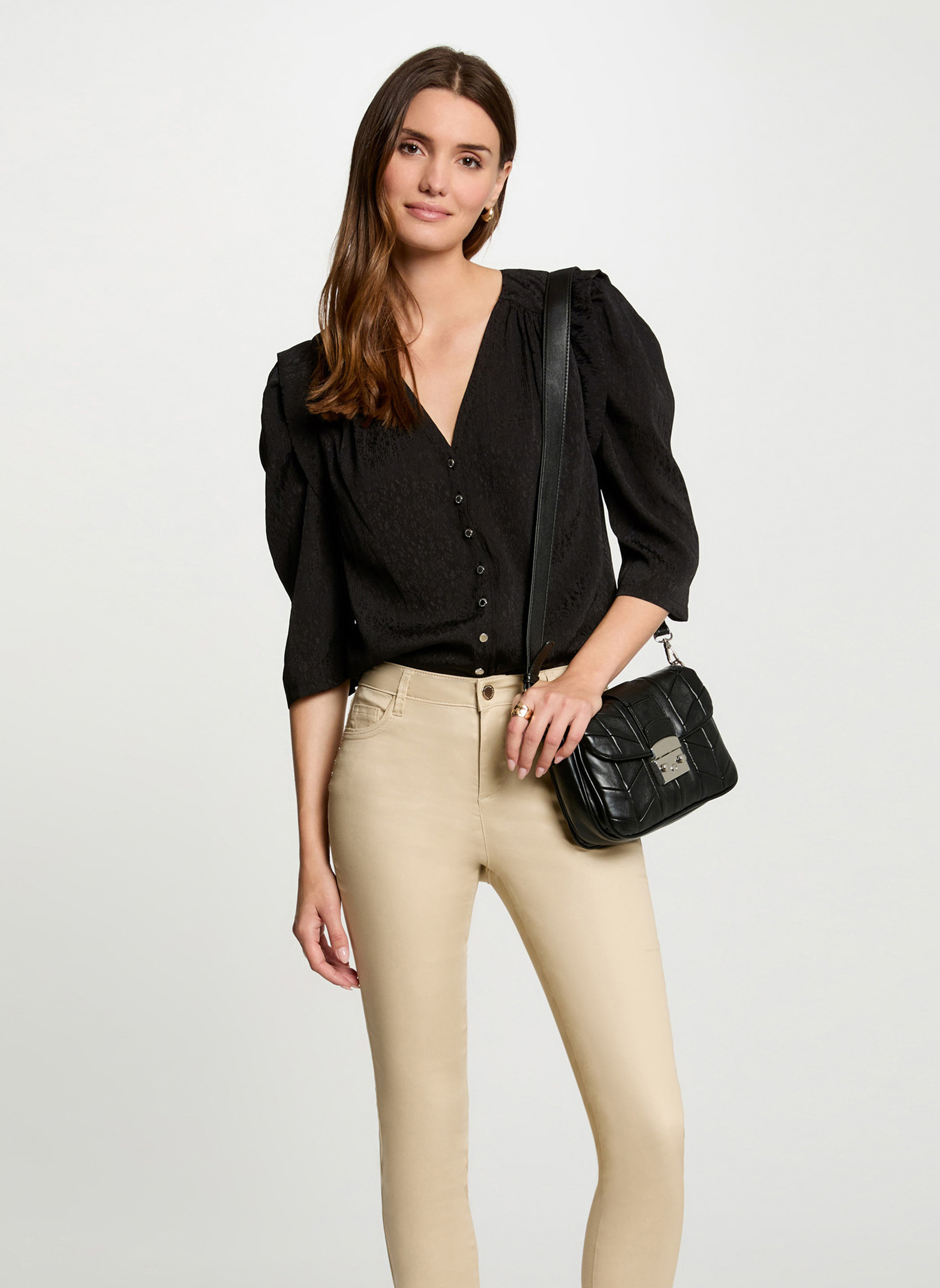 Chemises 251-CALA femme noir Morgan Chemises 251-CALA femme noir Noir