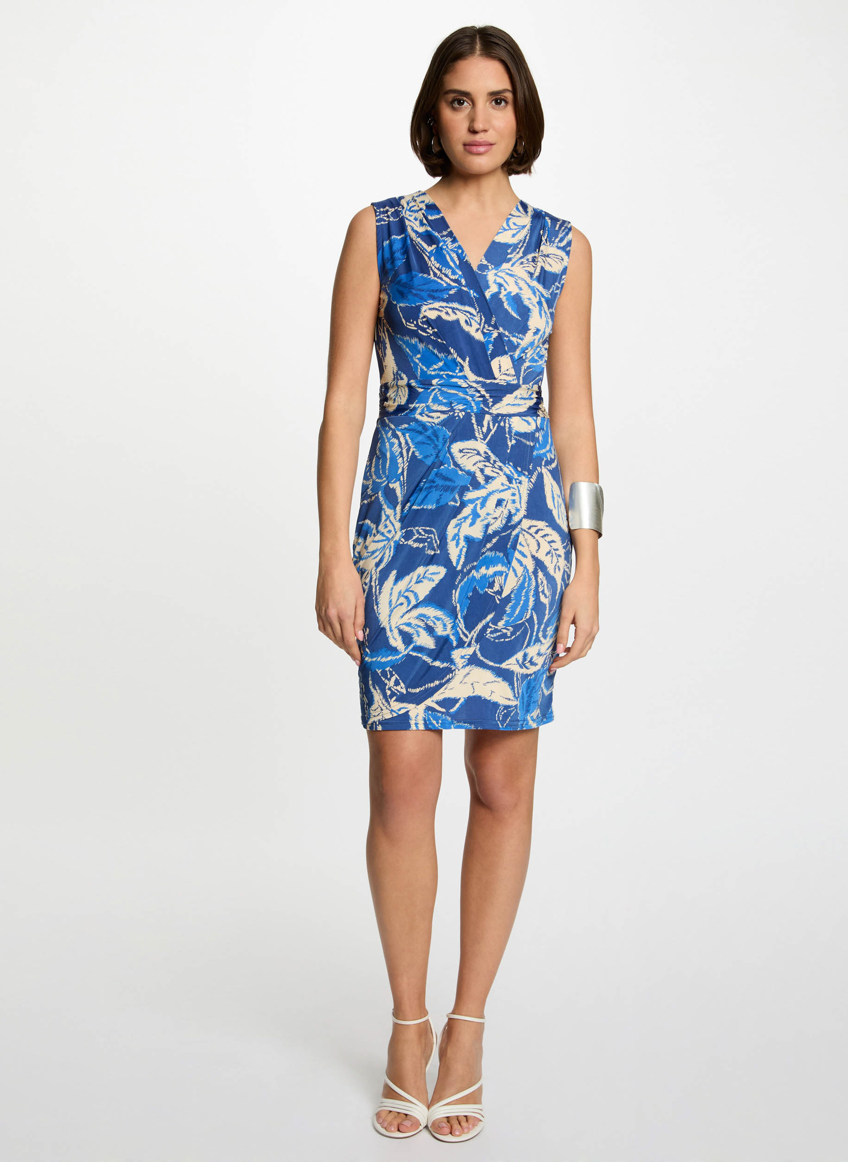 Robe Femme Mi-longue Morgan - Bretelles Fines, Col V, Fermeture éclair - Formelle, Soirée, événement