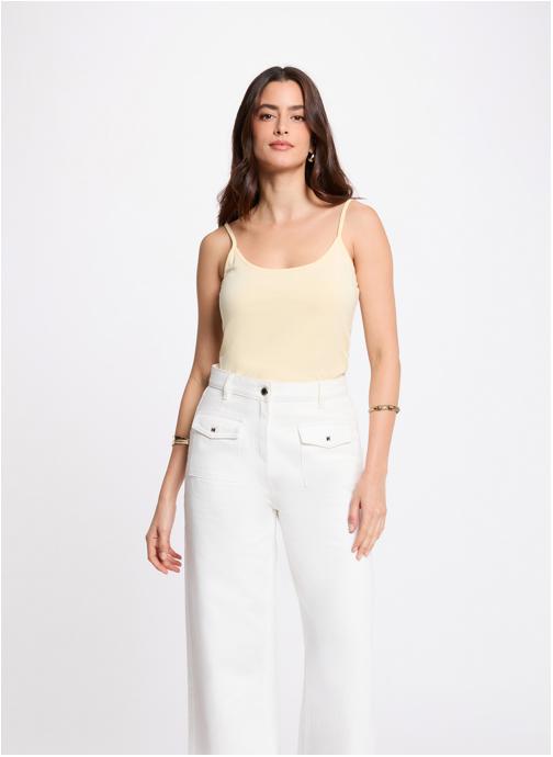 Morgan Débardeurs 242-BASIC femme jaune