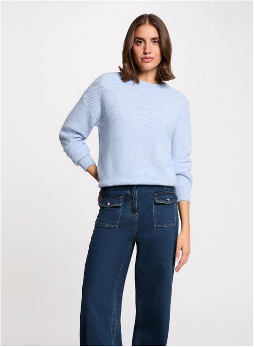 Morgan Pulls 251-MANGUIN femme bleu