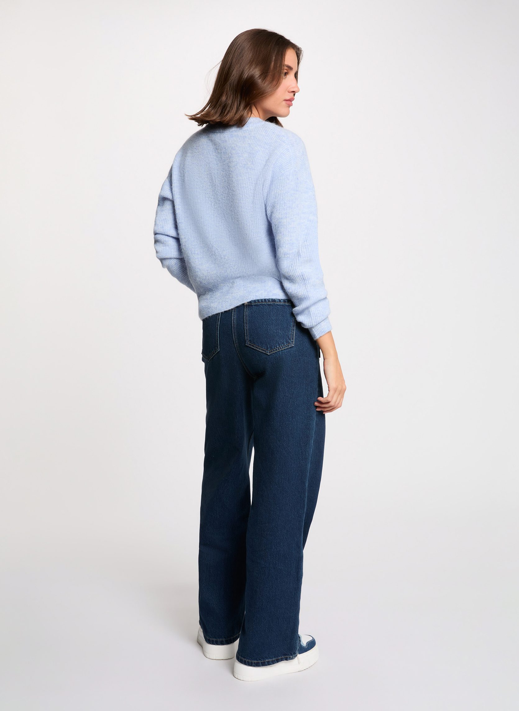 Pulls 251-MANGUIN femme bleu Morgan Pulls 251-MANGUIN femme bleu Bleu ciel