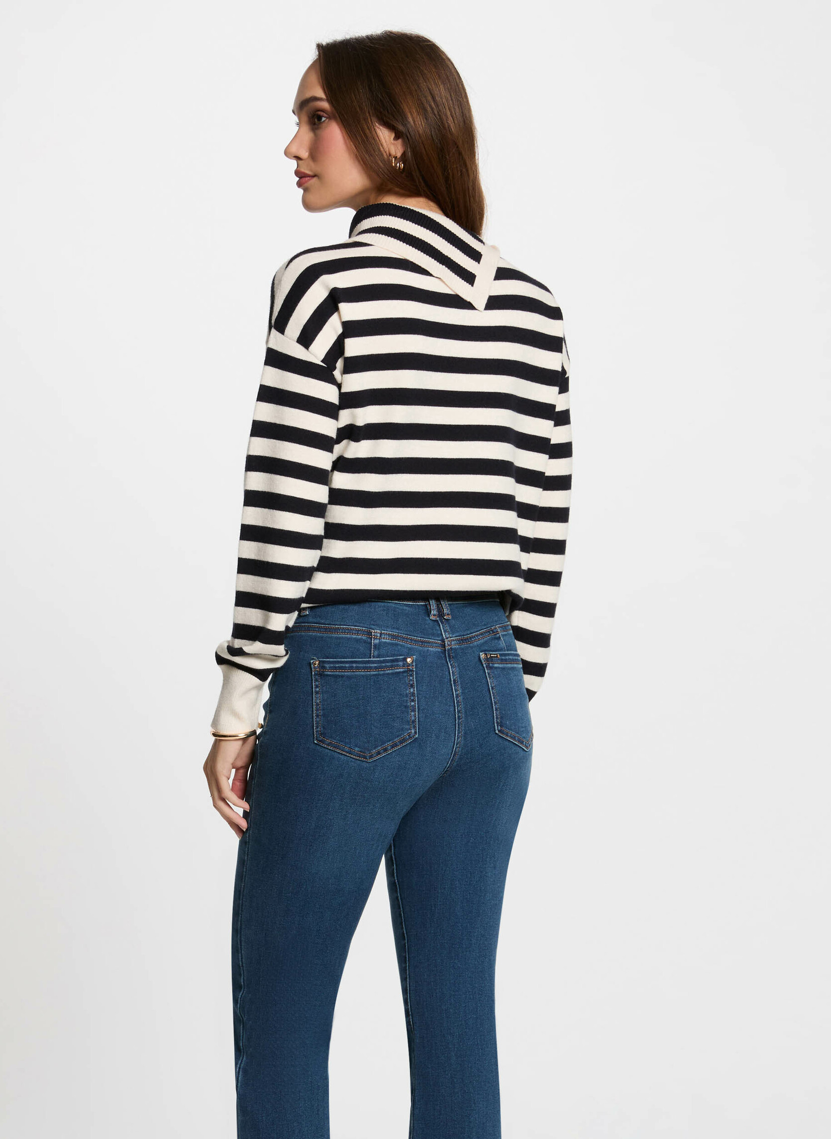 Pulls 251-MOUETTE femme blanc Morgan Pulls 251-MOUETTE femme blanc Blanc