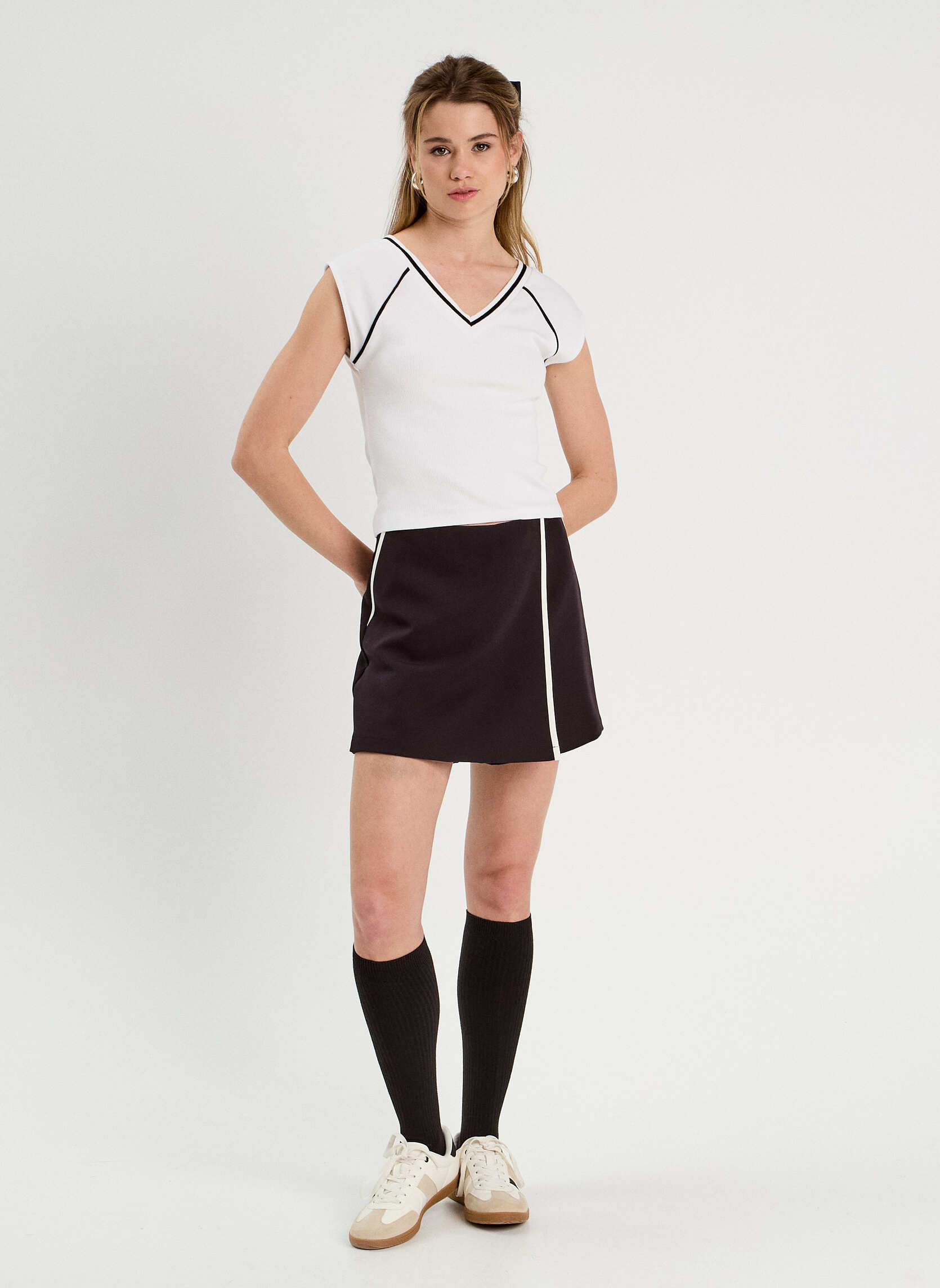 Jupes mi-longues JUSKOBICONI femme noir Cache Cache Jupes mi-longues JUSKOBICONI femme noir Noir