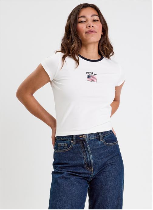 Cache Cache Tee-shirts KFITUS2 femme blanc