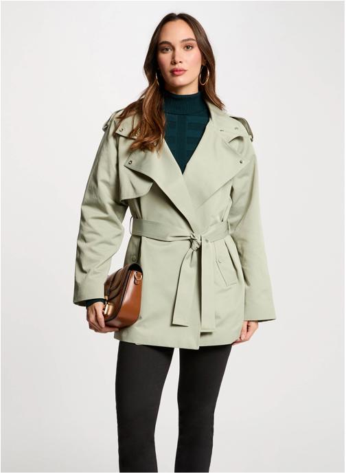 Morgan Trench-coats 251-GLINE femme vert