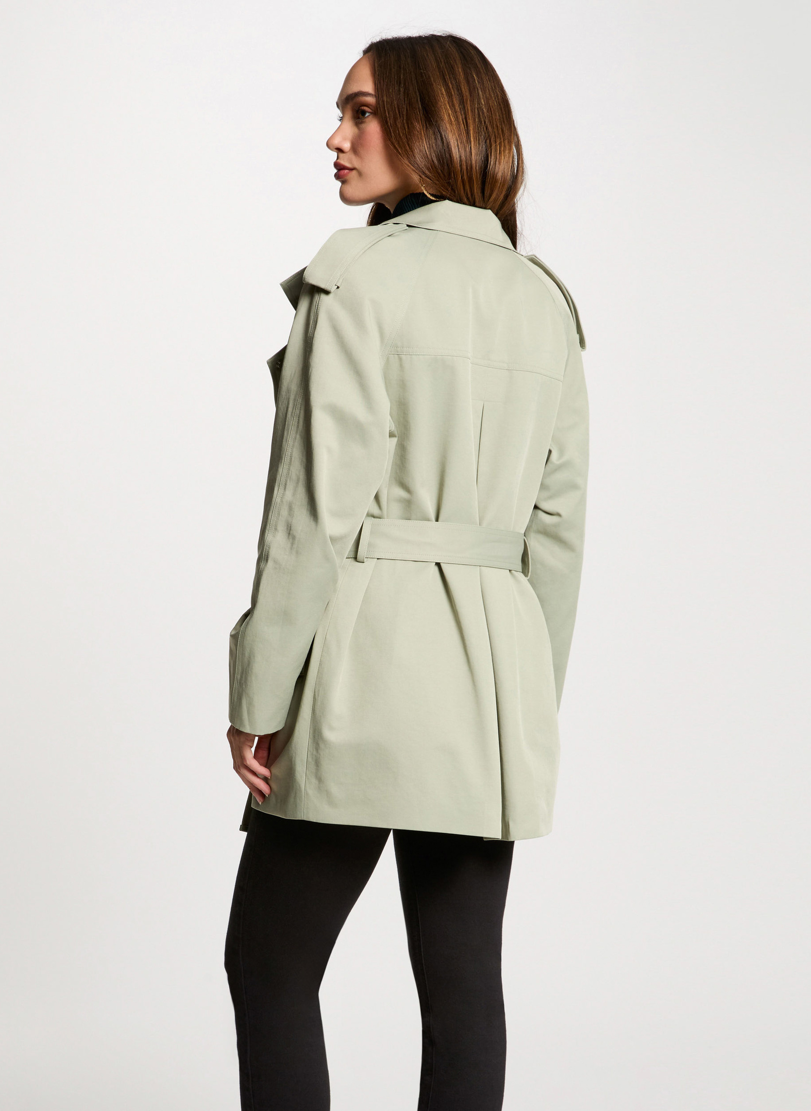 Trench-coats 251-GLINE femme vert Morgan Trench-coats 251-GLINE femme vert Vert clair