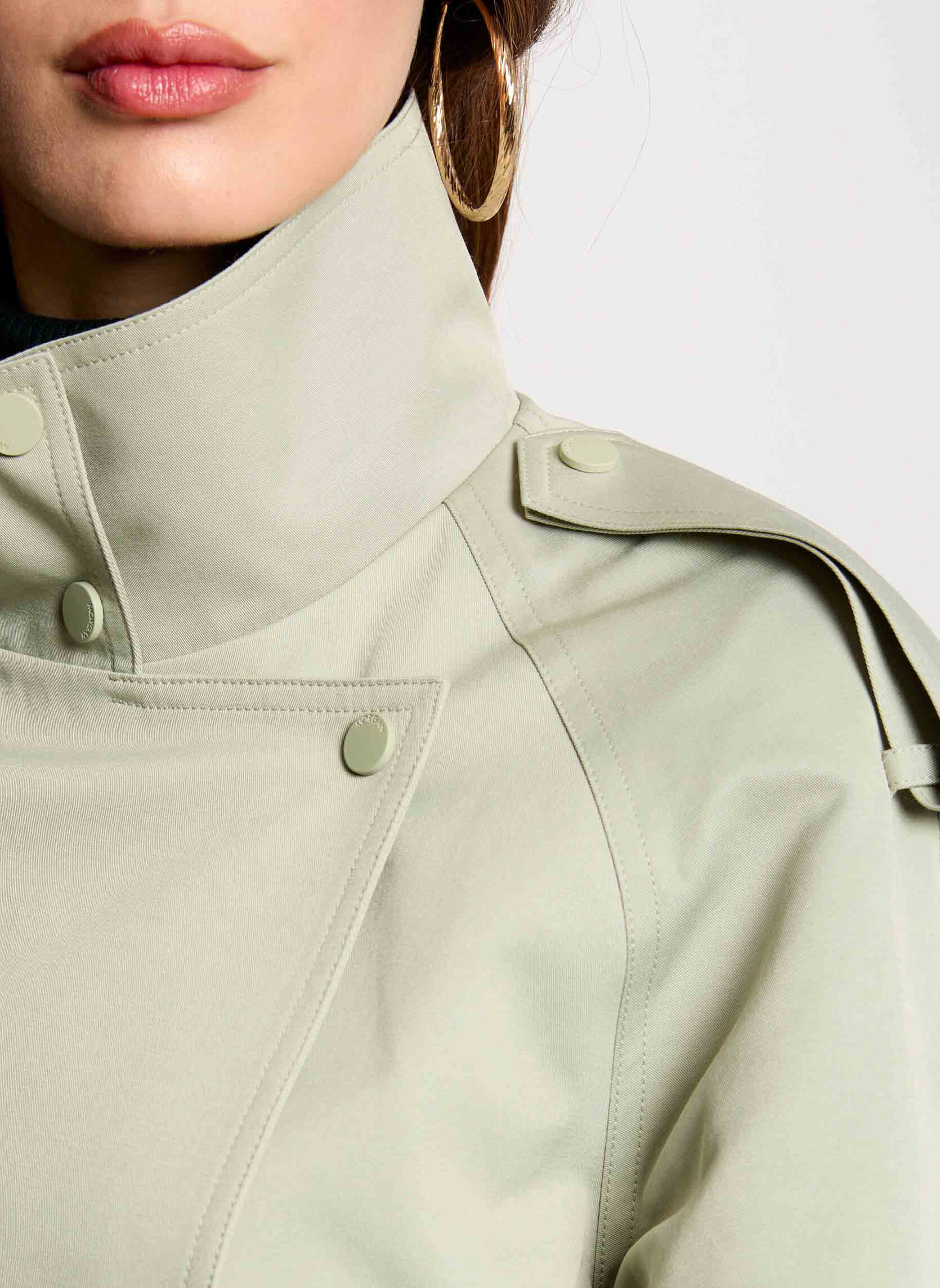 Trench-coats 251-GLINE femme vert Morgan Trench-coats 251-GLINE femme vert Vert clair