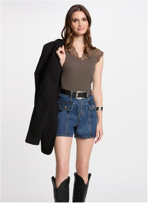 Morgan Tops 251-DELI femme vert