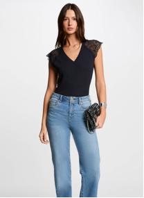 Tee-shirts 251-DMEG femme bleu Morgan Tee-shirts 251-DMEG femme bleu Bleu marine