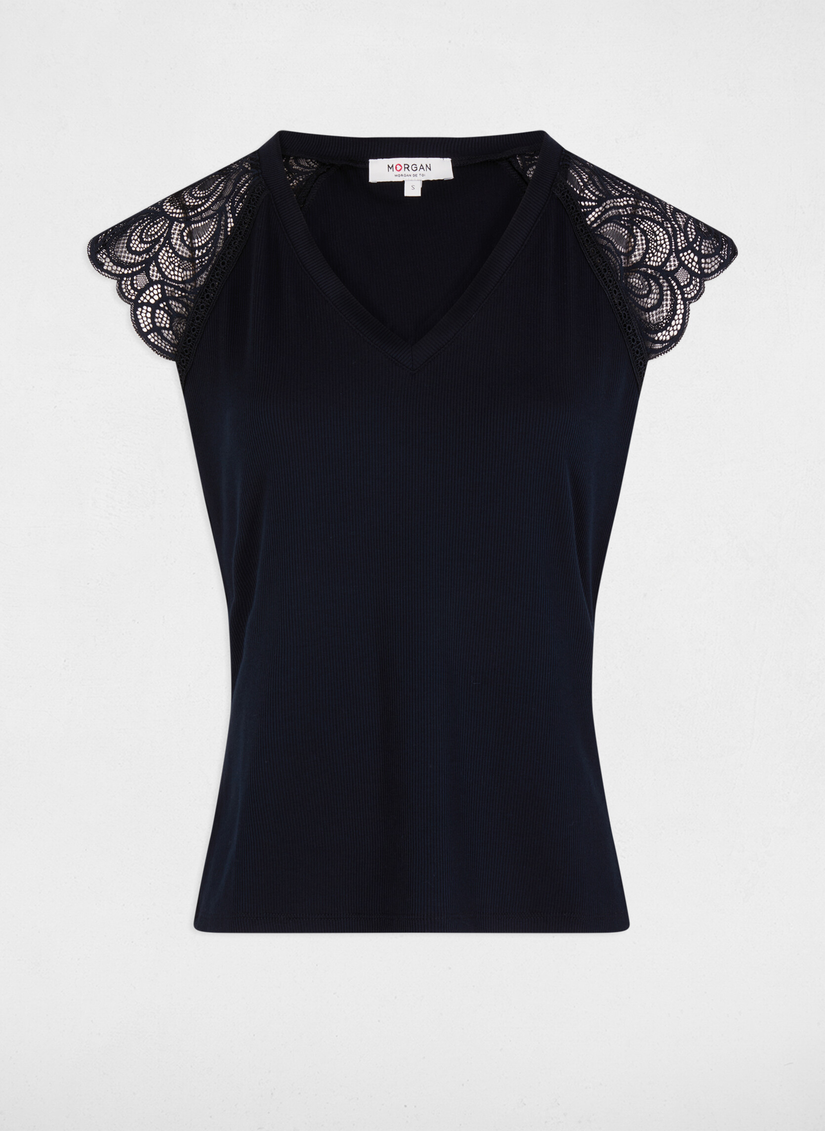Tee-shirts 251-DMEG femme bleu Morgan Tee-shirts 251-DMEG femme bleu Bleu marine