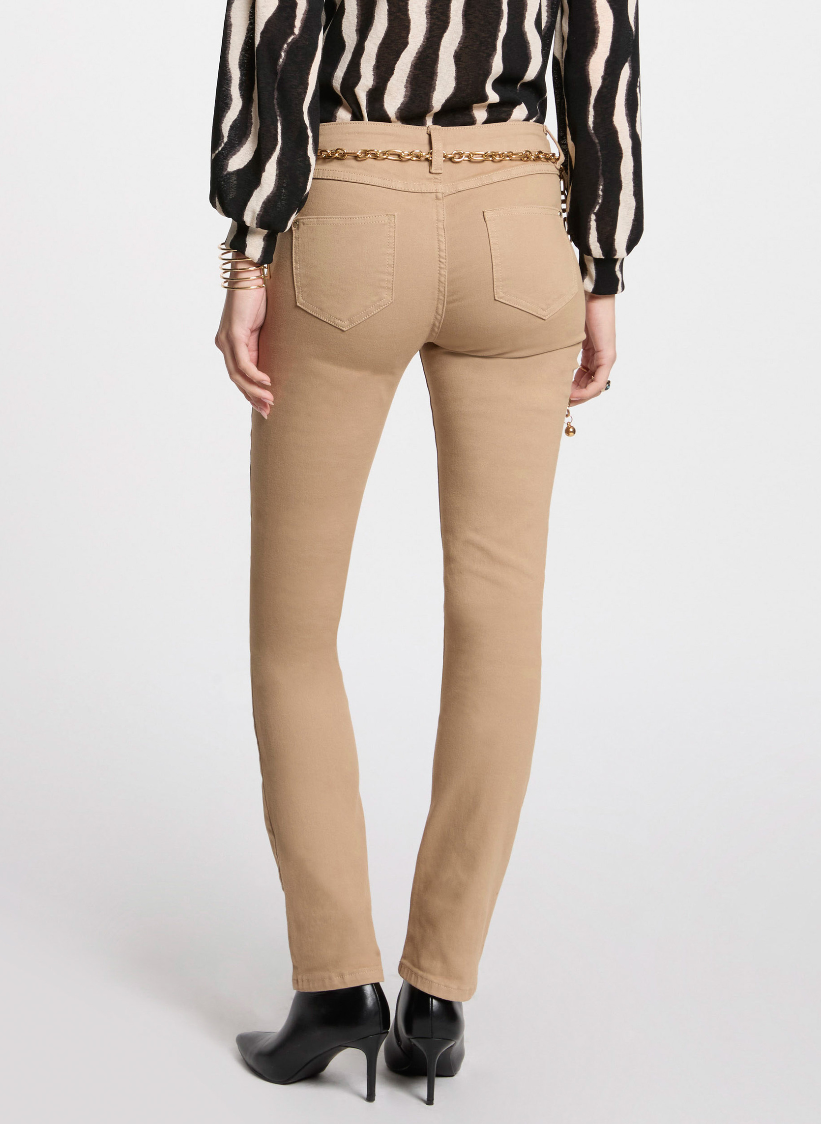 Pantalons droit 251-PETROI1 femme marron Morgan Pantalons droit 251-PETROI1 femme marron Marron clair