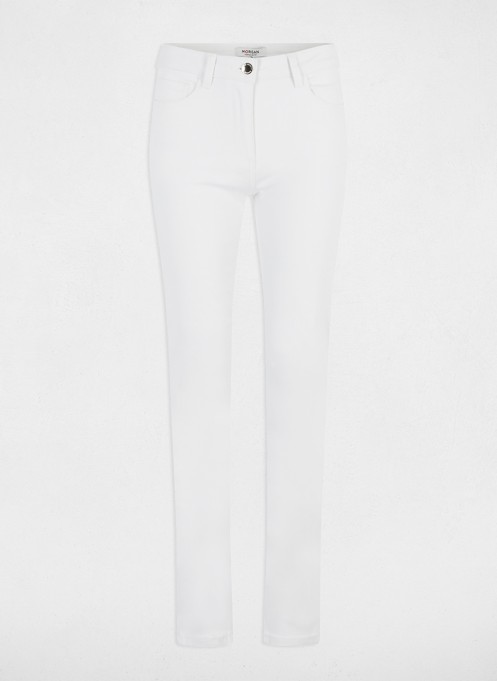 Pantalons droit 251-PETROI1 femme blanc Morgan Pantalons droit 251-PETROI1 femme blanc Blanc