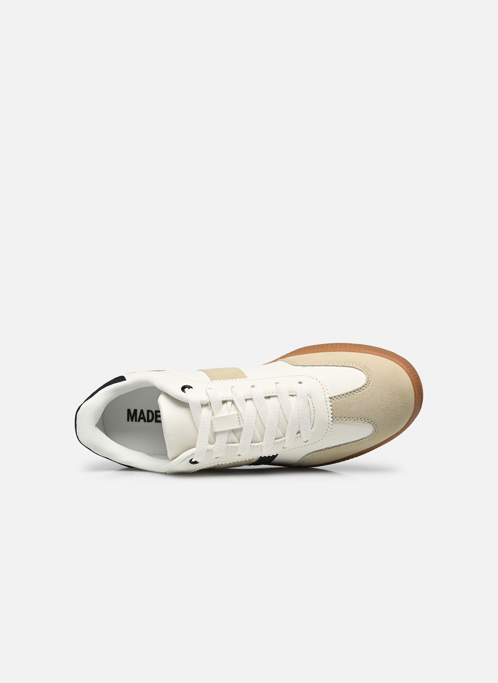 Niedrige Sneaker Baskets EMIELE damen weiß MADE BY Niedrige Sneaker Baskets EMIELE damen weiß Blanc