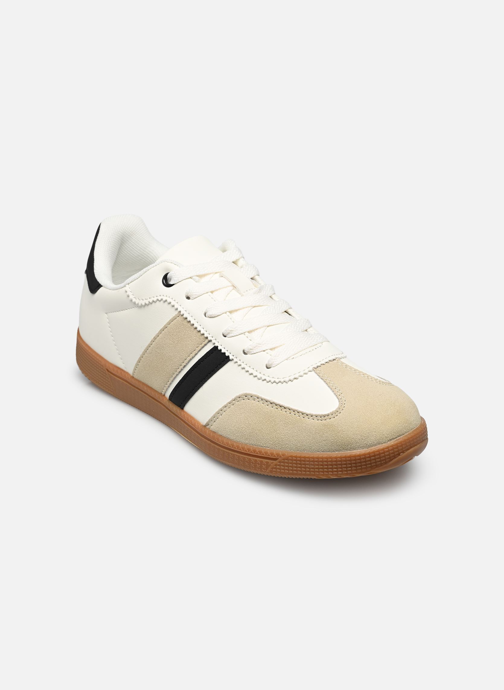 Niedrige Sneaker Baskets EMIELE damen weiß MADE BY Niedrige Sneaker Baskets EMIELE damen weiß Blanc