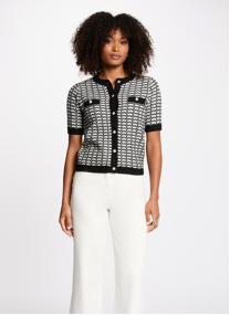 Gilets 251-MORESA femme bleu