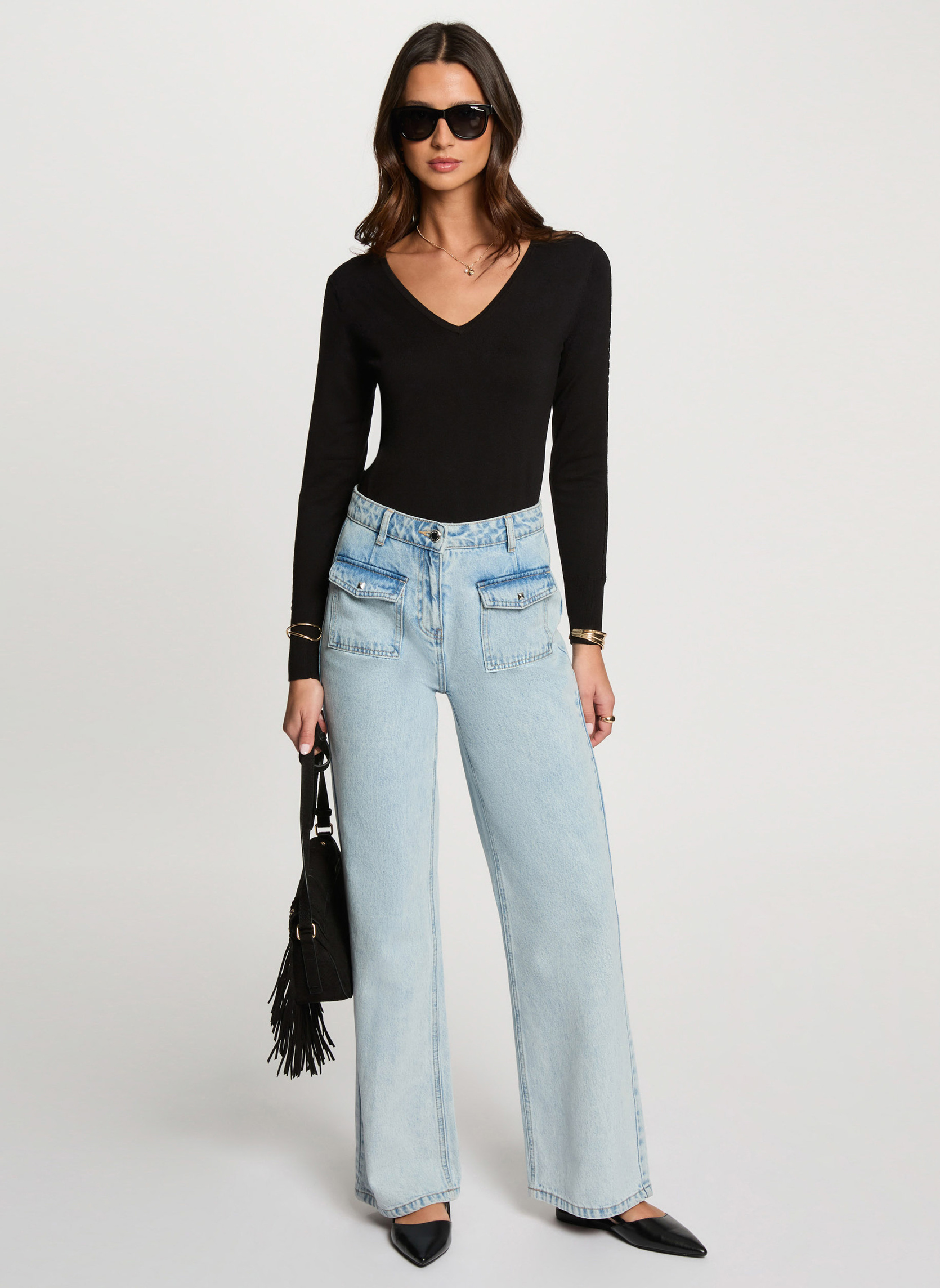 Pulls 251-MIELO femme noir Morgan Pulls 251-MIELO femme noir Noir
