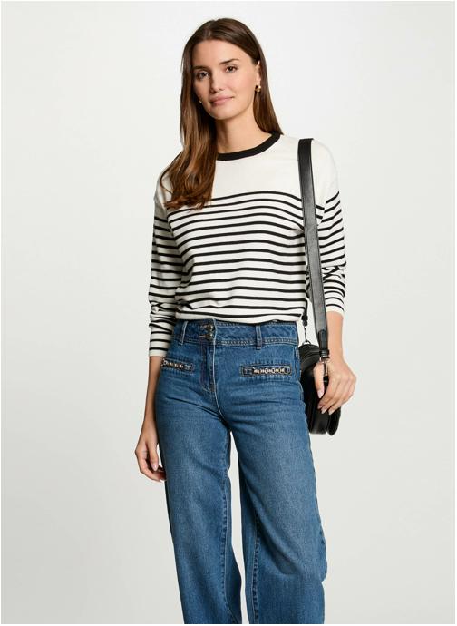 Morgan Pulls 251-MELENE femme blanc