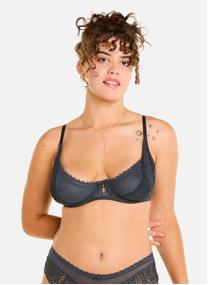 Brassières Soutien-gorge à armatures gris Abeille femme gris Pomm'Poire Brassières Soutien-gorge à armatures gris Abeille femme gris Gris