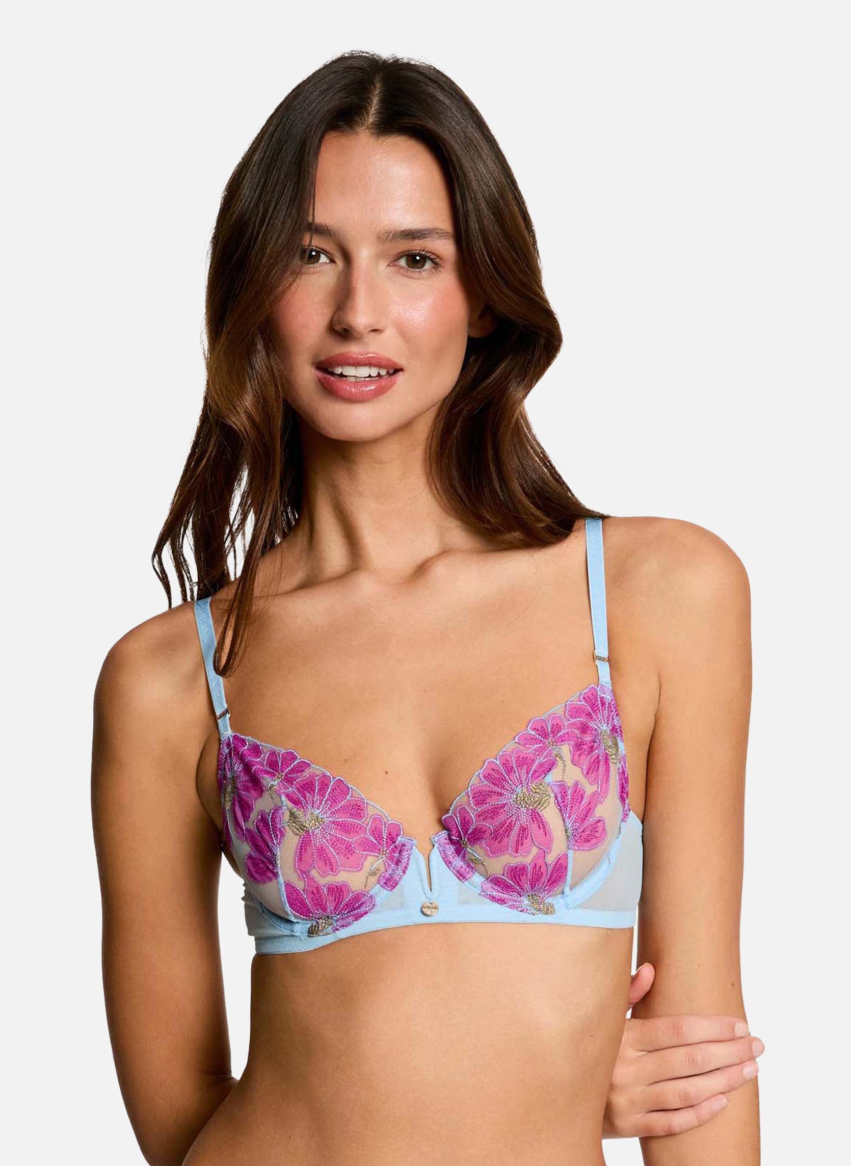 Brassières Soutien-gorge armatures bleu Clemence femme bleu Morgan Brassières Soutien-gorge armatures bleu Clemence femme bleu Bleu
