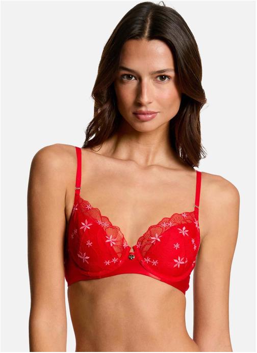 Morgan Brassières Soutien-gorge coques moulées rouge Amandine femme rouge