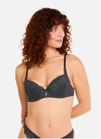 Brassières Soutien-gorge ampliforme coque moulée gris Abeille femme gris