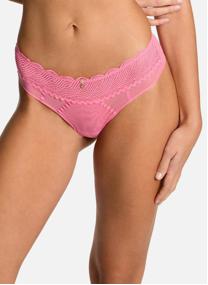 Culottes Shorty string rose Lorie femme rose