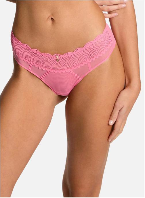 Morgan Culottes Shorty string rose Lorie femme rose
